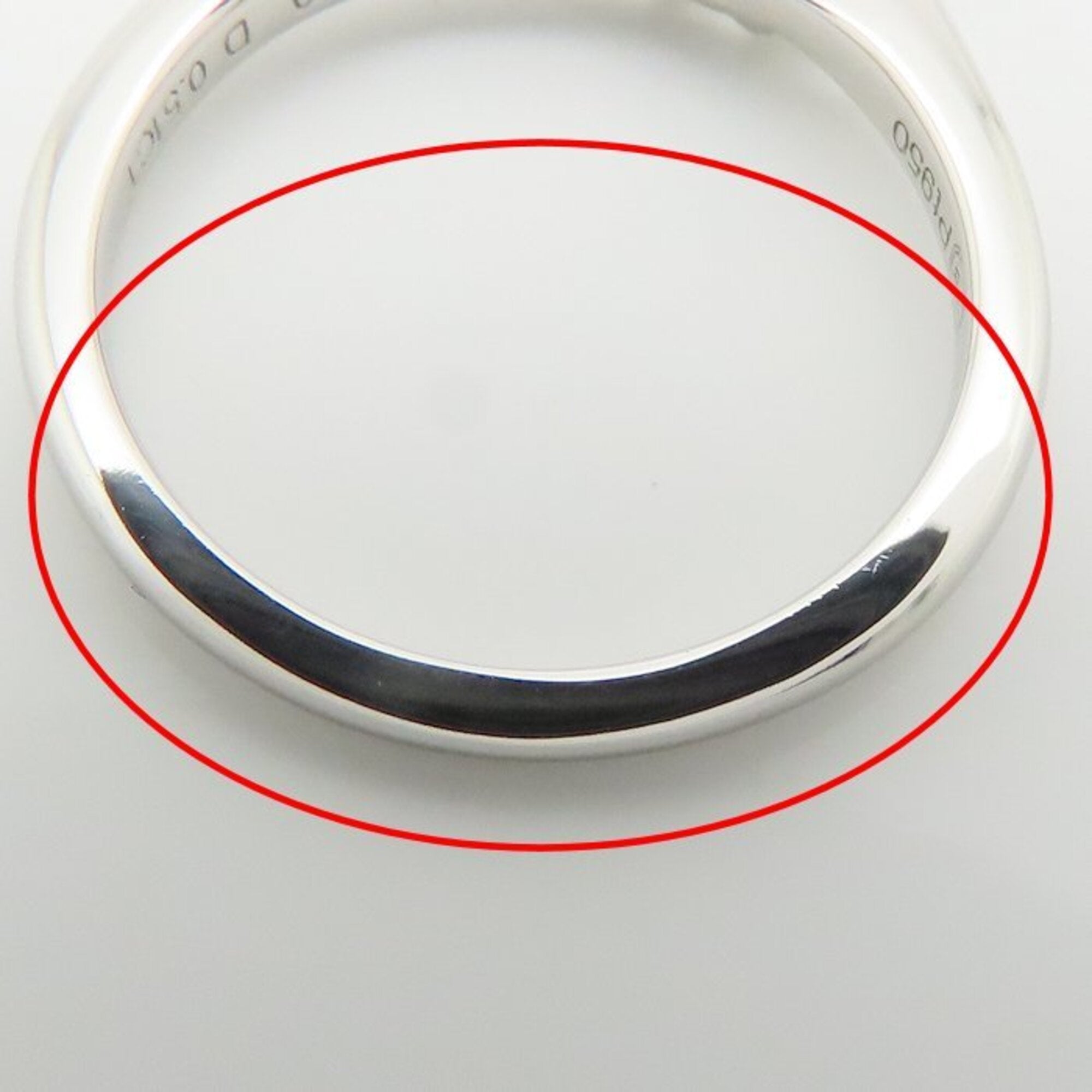 Harry Winston Platinum Platinum 950 Band Ring (Pre-Owned)