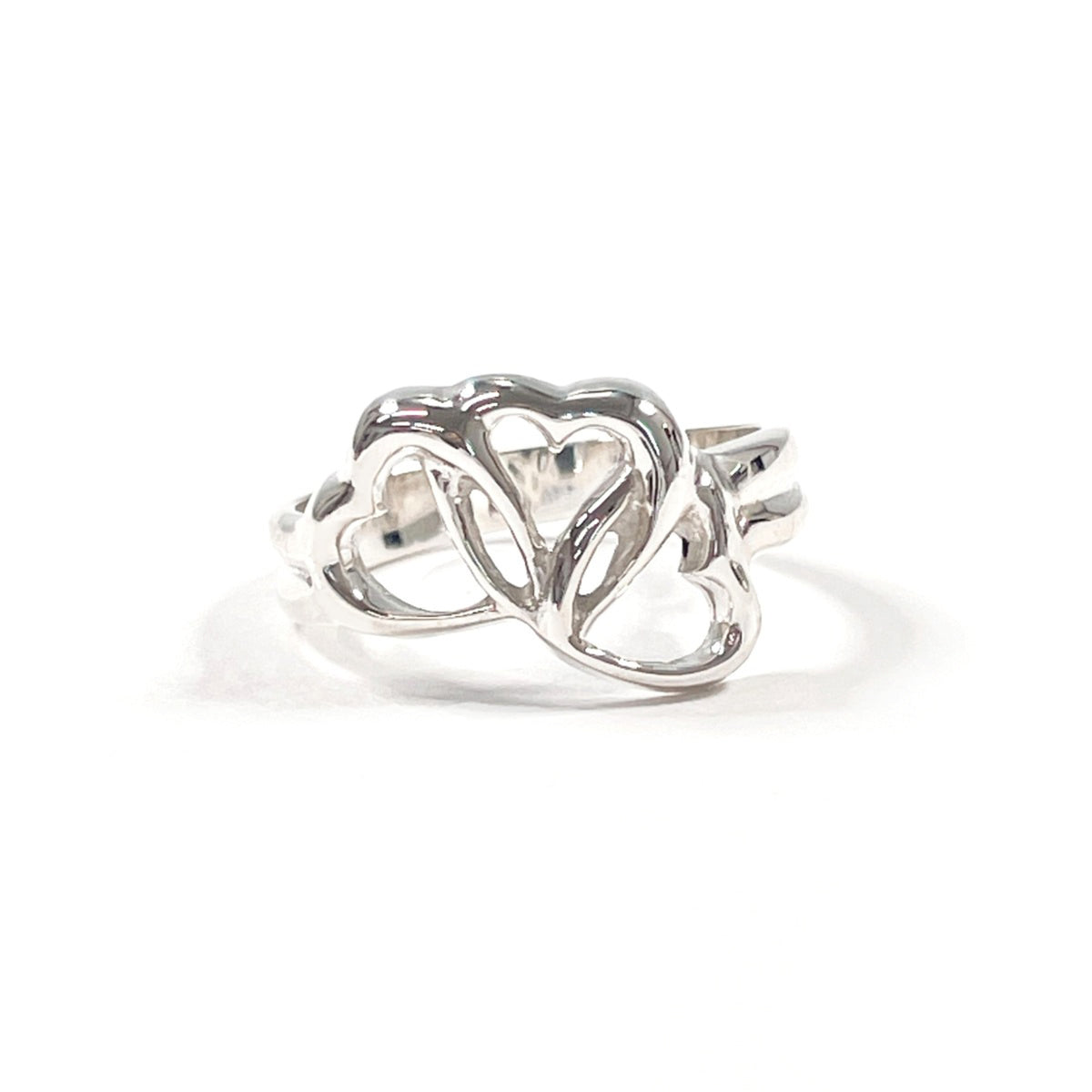 Tiffany Silver Silver 925 Band Ring (Pre-Owned)