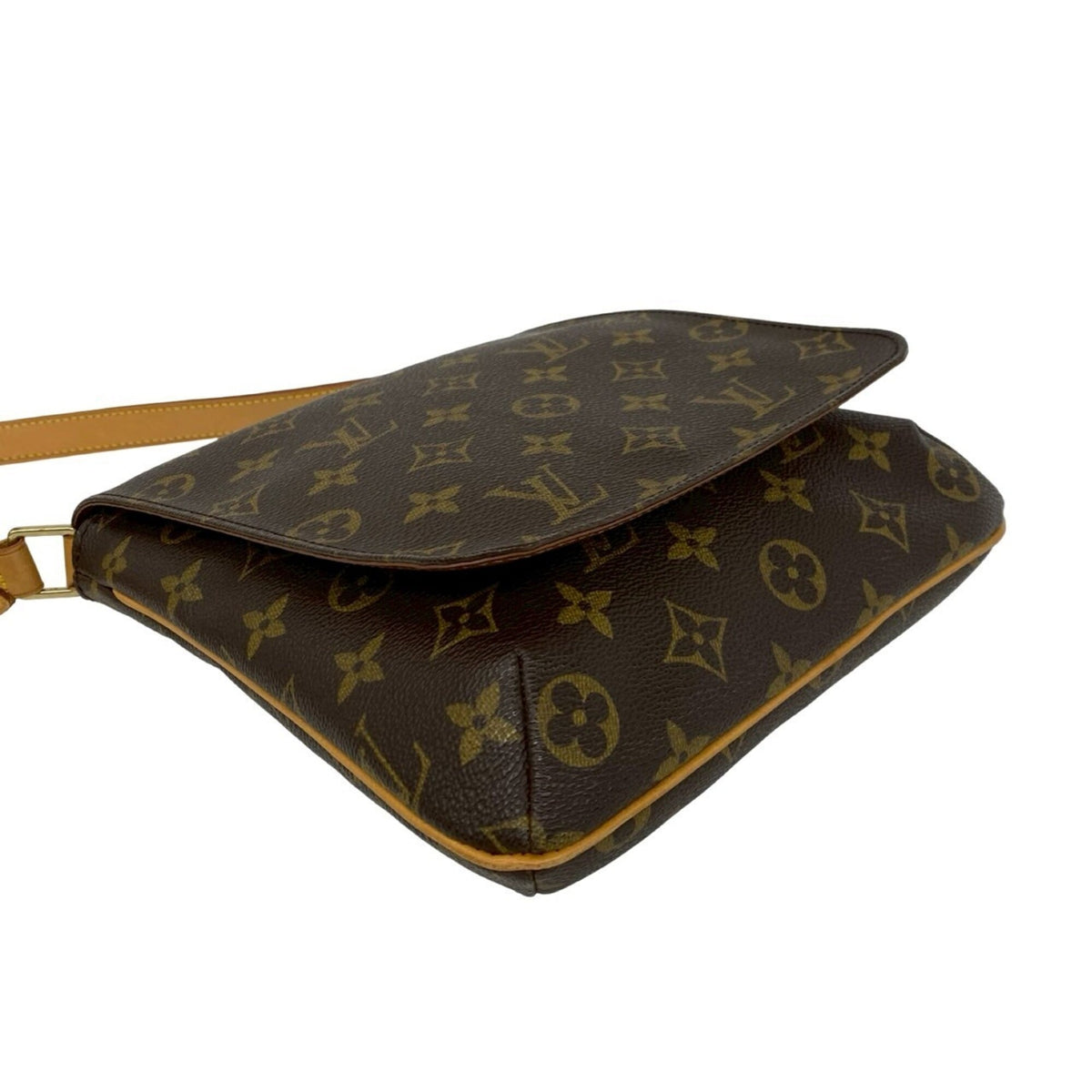 Louis Vuitton Brown Leather Pvc Pochette Shoulder Bag (Pre-Owned)