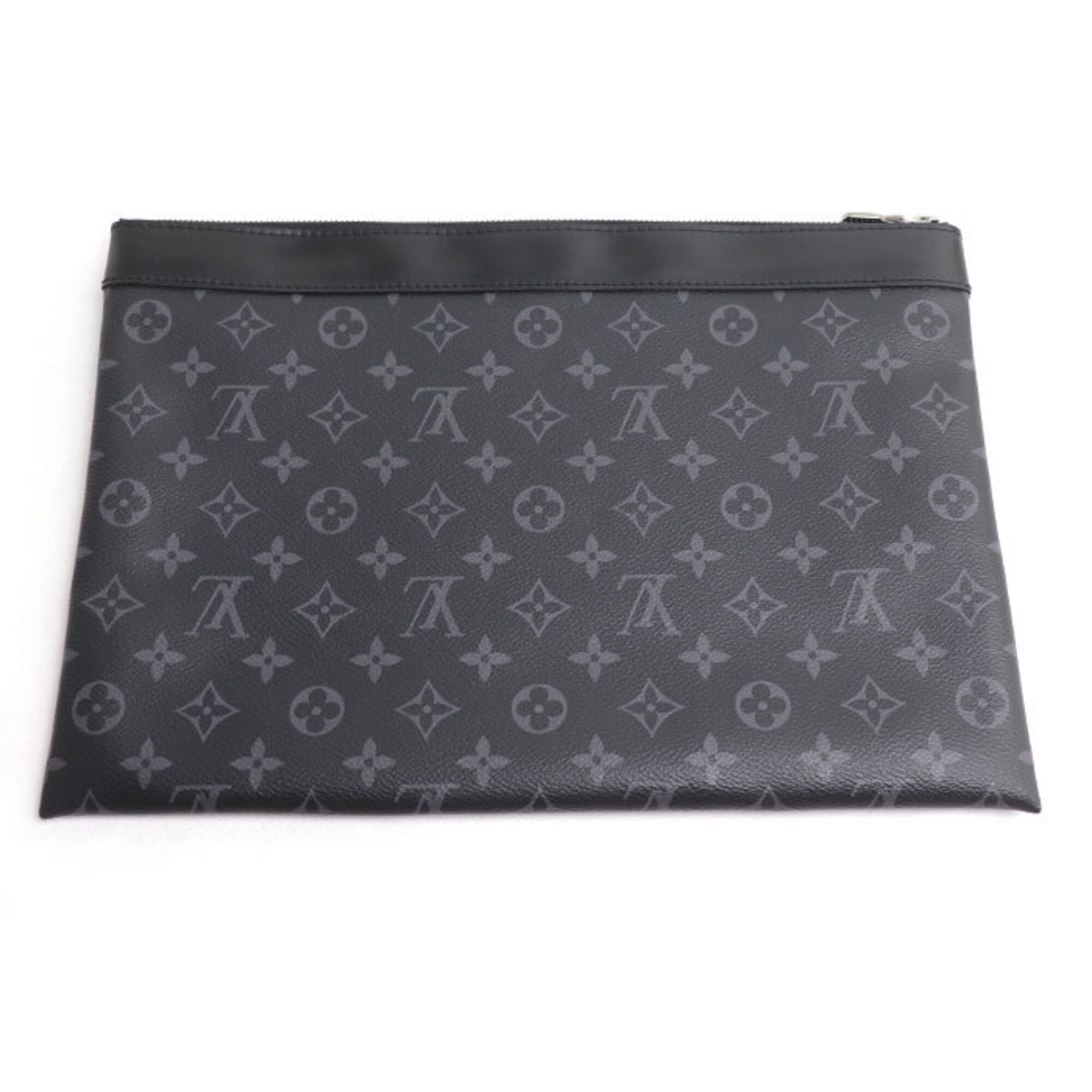 Louis Vuitton Black Monogram Eclipse Clutch Bag Pochette (Pre-Owned)