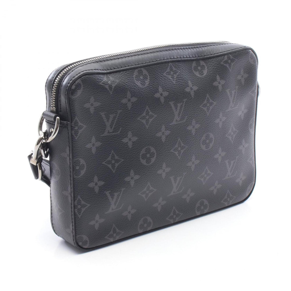 Louis Vuitton Black Gray Monogram Eclipse Coated Canvas Handbag Shoulder Bag (Pre-Owned)