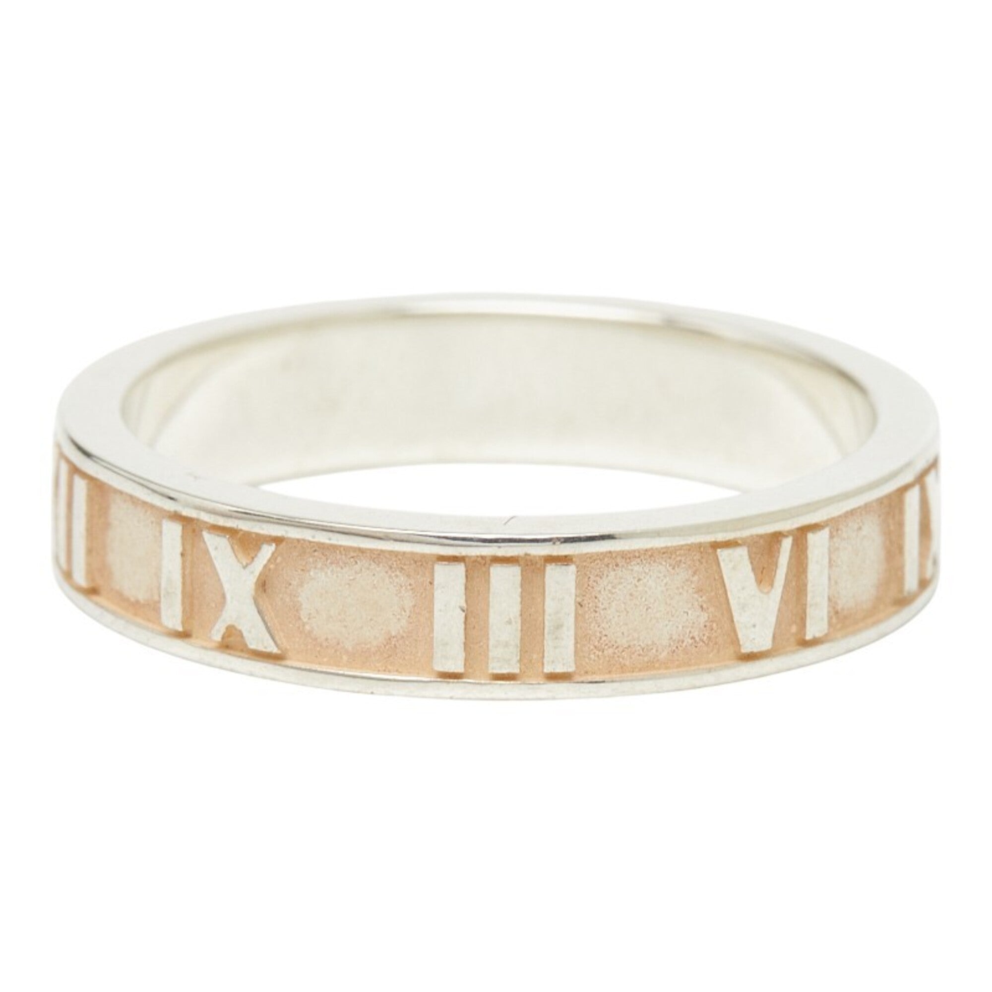 Tiffany Atlas Silver 925 Band Ring (Pre-Owned)