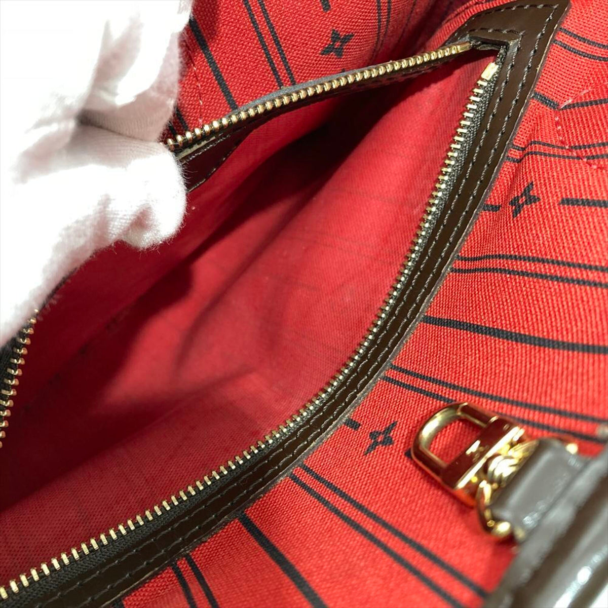 Louis Vuitton Brown Cerise Damier Canvas Ebene Damier Canvas Tote Bag (Pre-Owned)