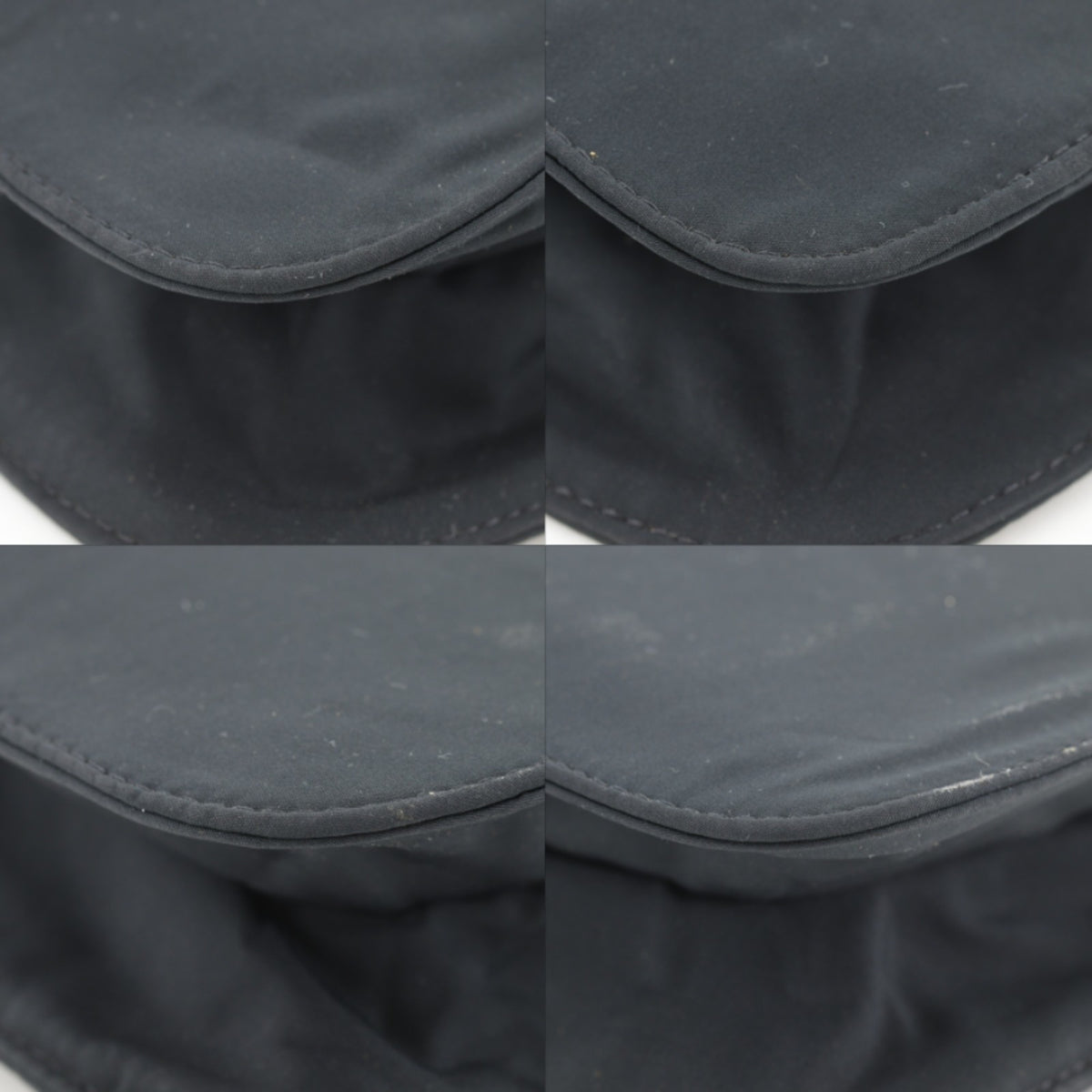 Bottega Veneta Black Nylon Shoulder Bag (Pre-Owned)