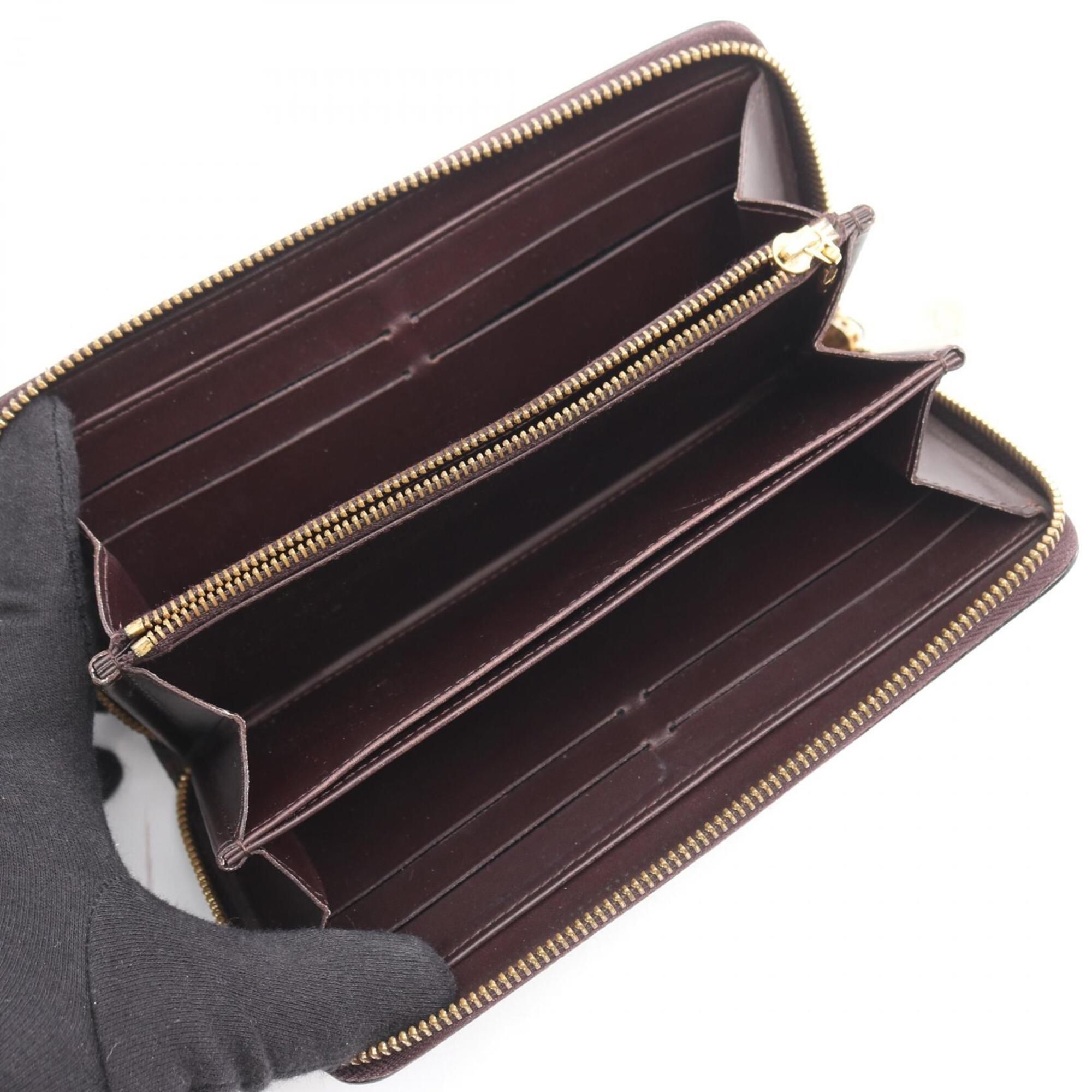 Louis Vuitton Amarante Purple Vernis Long Wallet (Bi-Fold) (Pre-Owned)