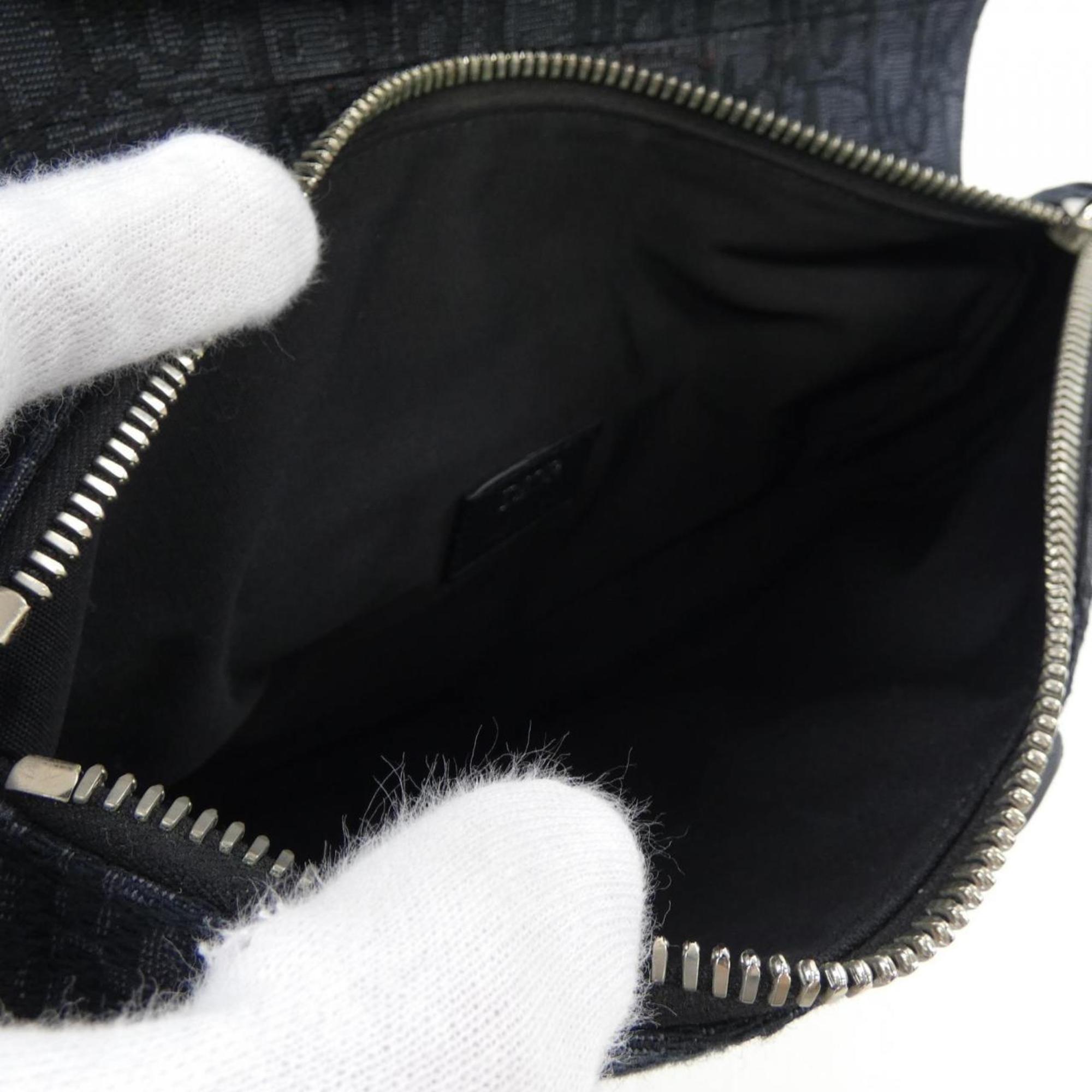 Christian Dior Black Navy Handbag (Pre-Owned)