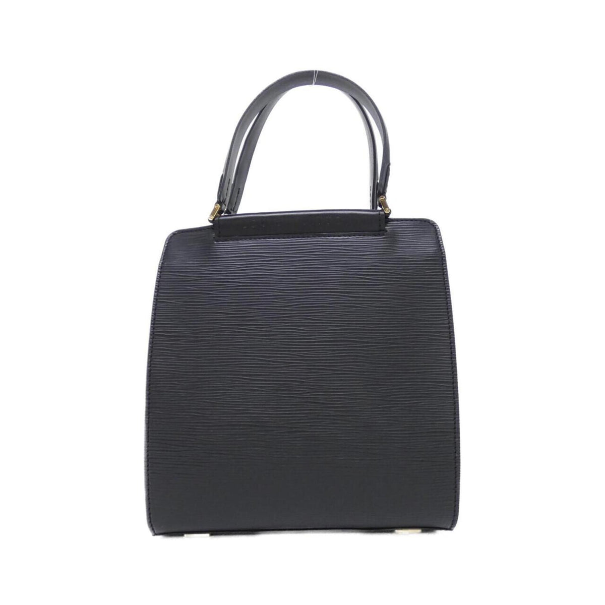 Louis Vuitton Black Leather Handbag (Pre-Owned)