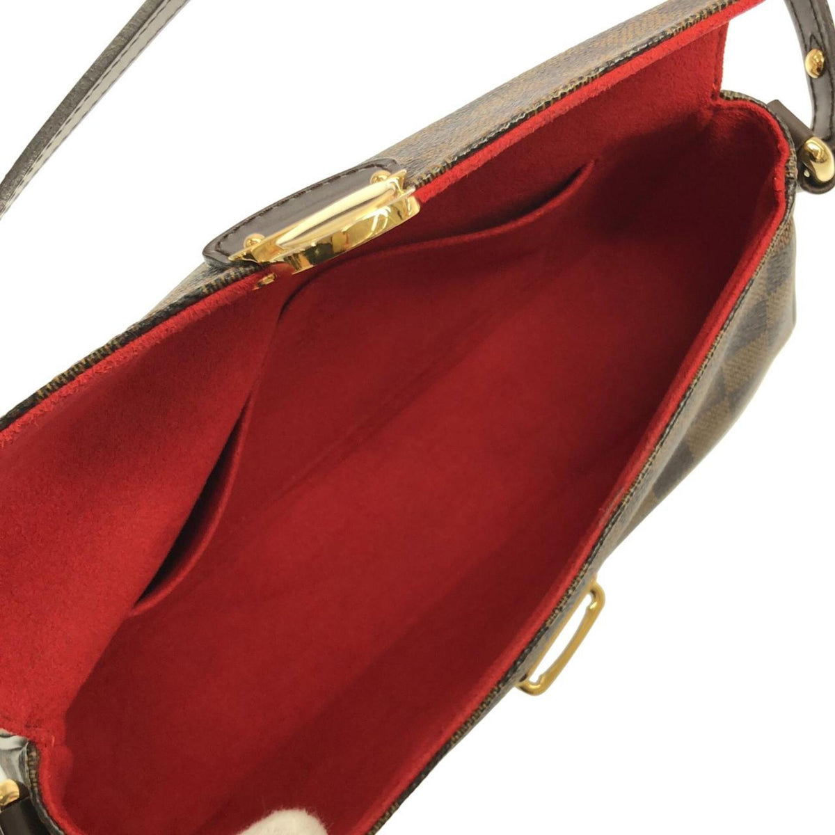 Louis Vuitton Brown Coated Canvas Shoulder Bag (Pre-Owned)