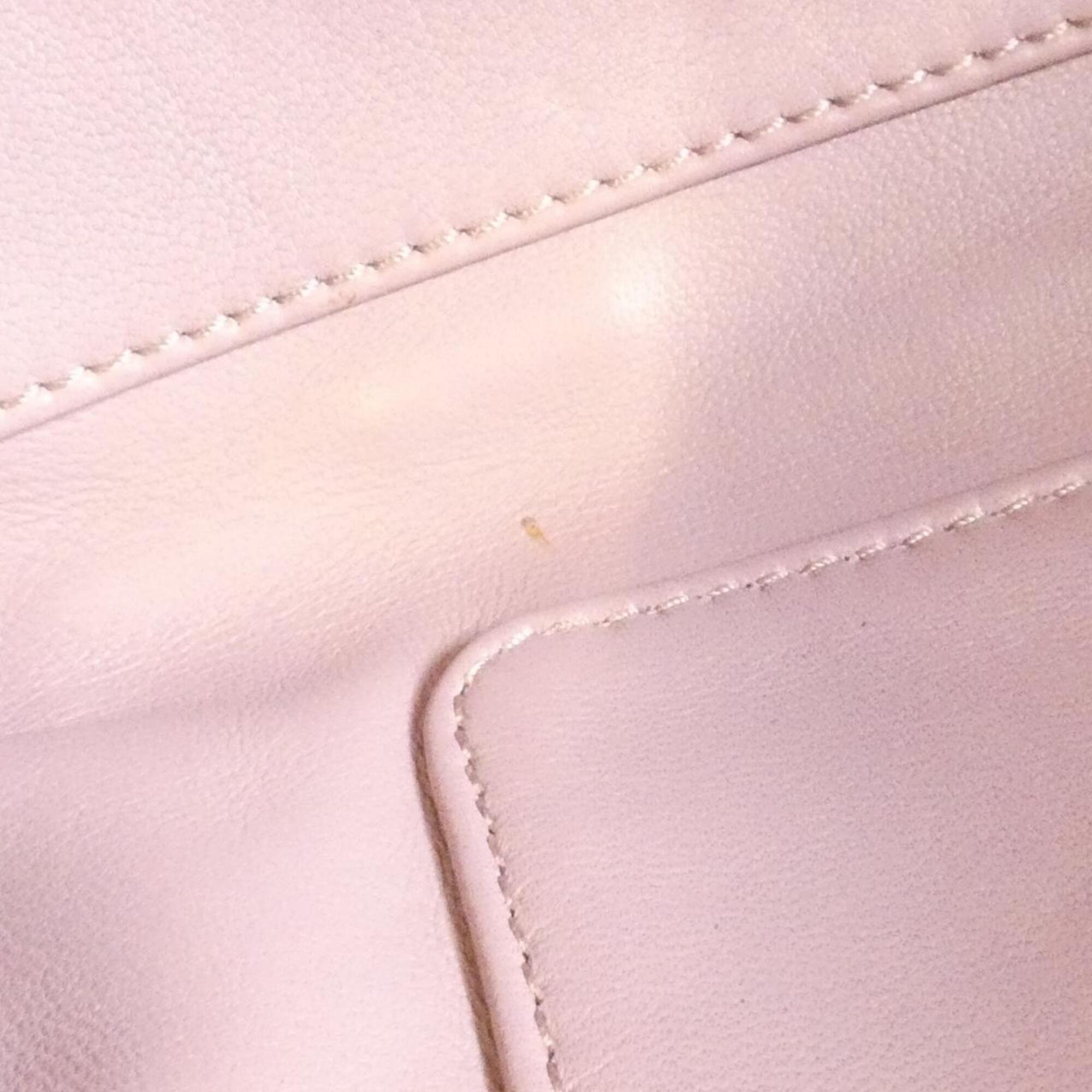 Loewe Pink Purple Leather Handbag (Pre-Owned)