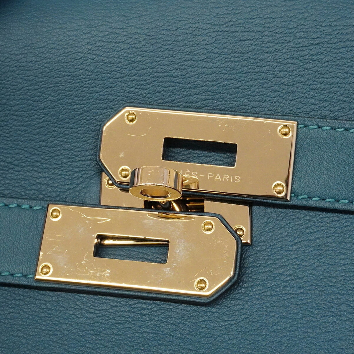 Hermes Blue Handbag (Pre-Owned)