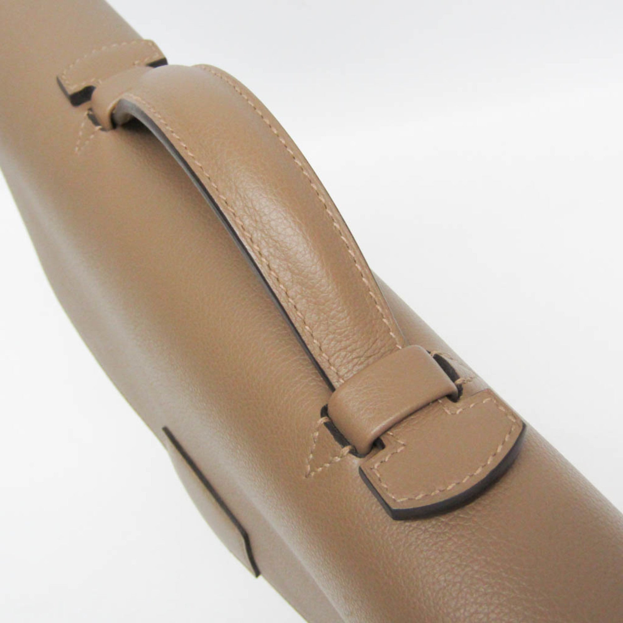 Hermes Sac A Depeche Etoupe Gray Taurillon Clemence Leather Briefcase Document Case (Pre-Owned)