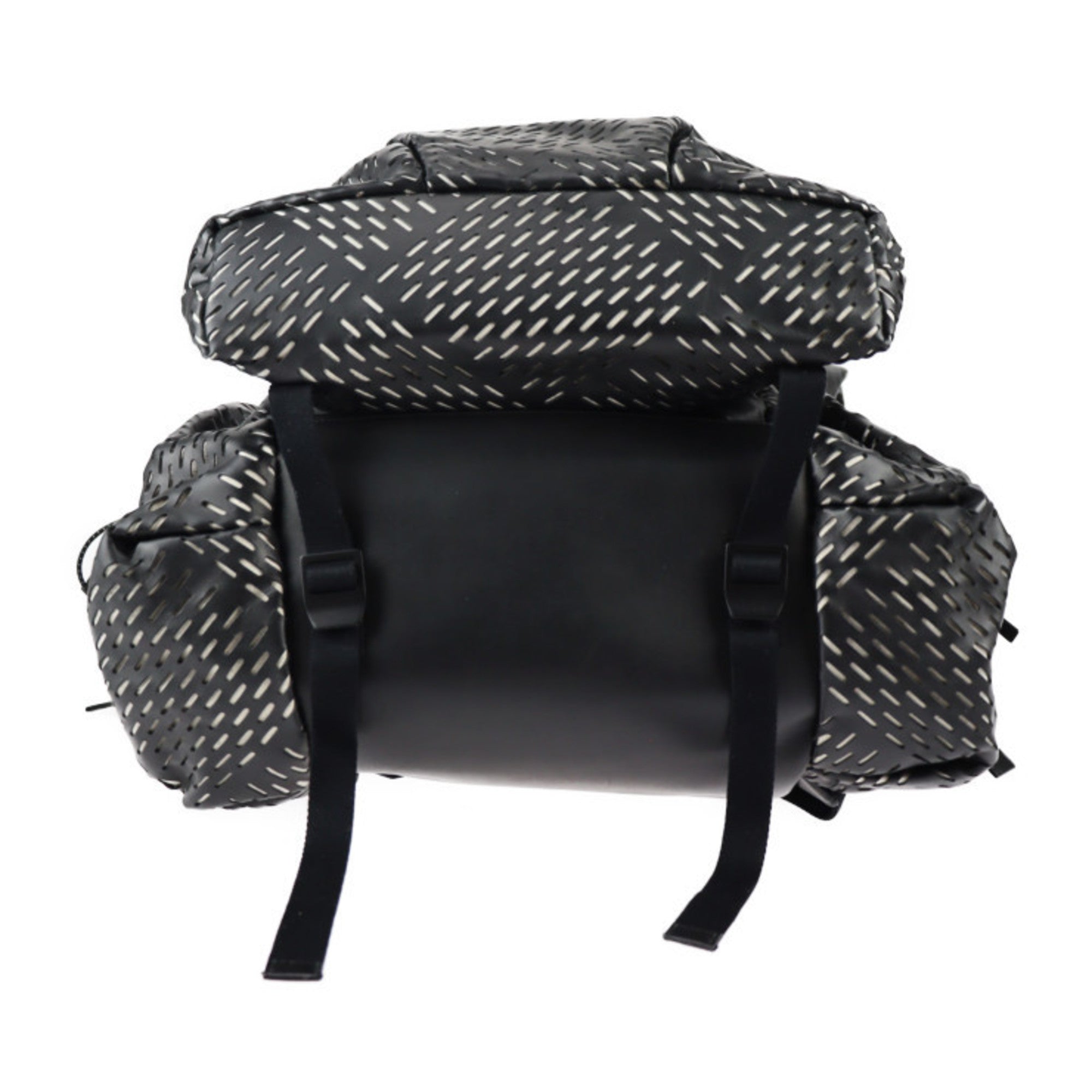 Bottega Veneta Black Leather Backpack Handbag (Pre-Owned)