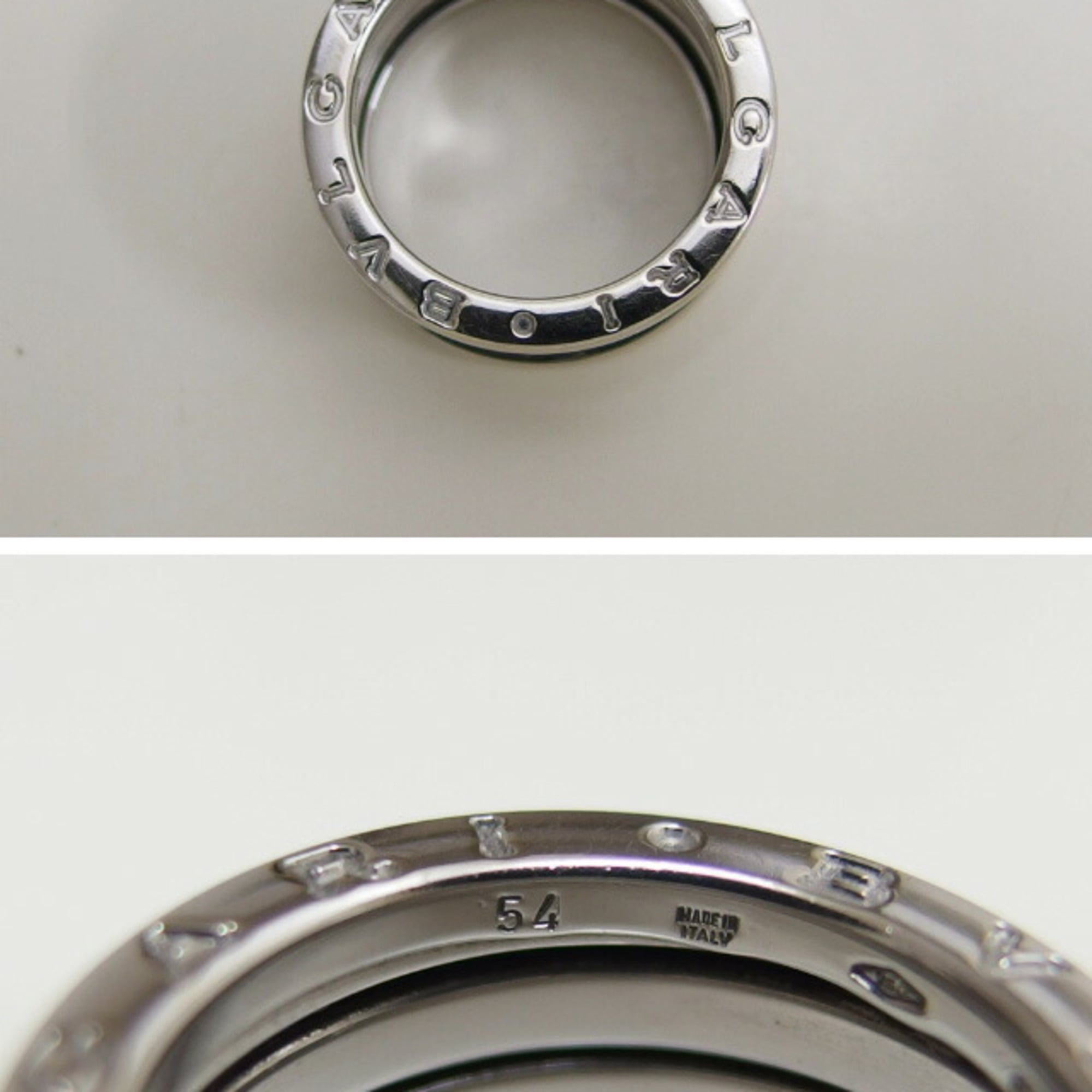Bvlgari White Gold (18K) Band Ring (Pre-Owned)