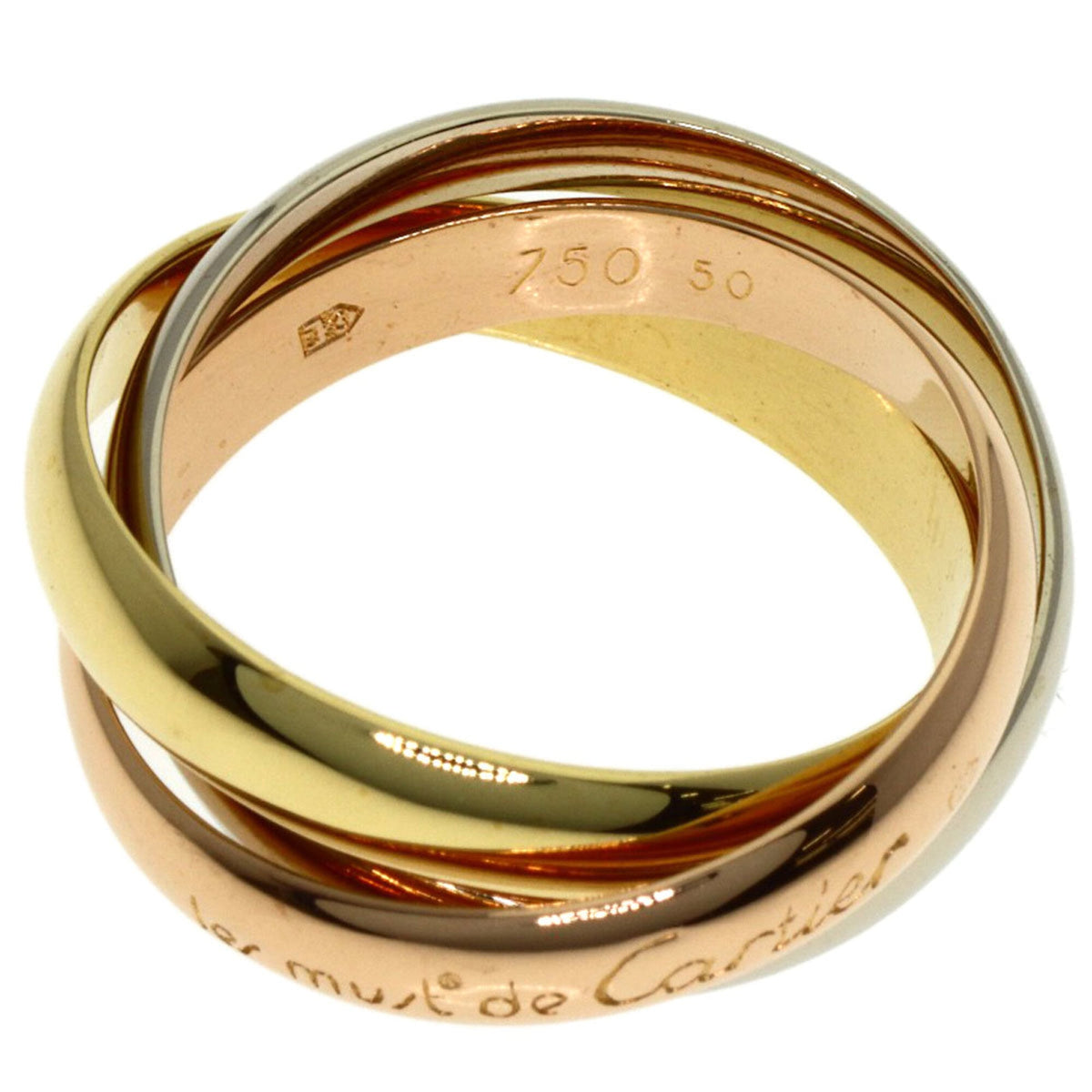 Cartier Yellow Gold (18K) Pink Gold (18K) White Gold (18K) Band Ring (Pre-Owned)