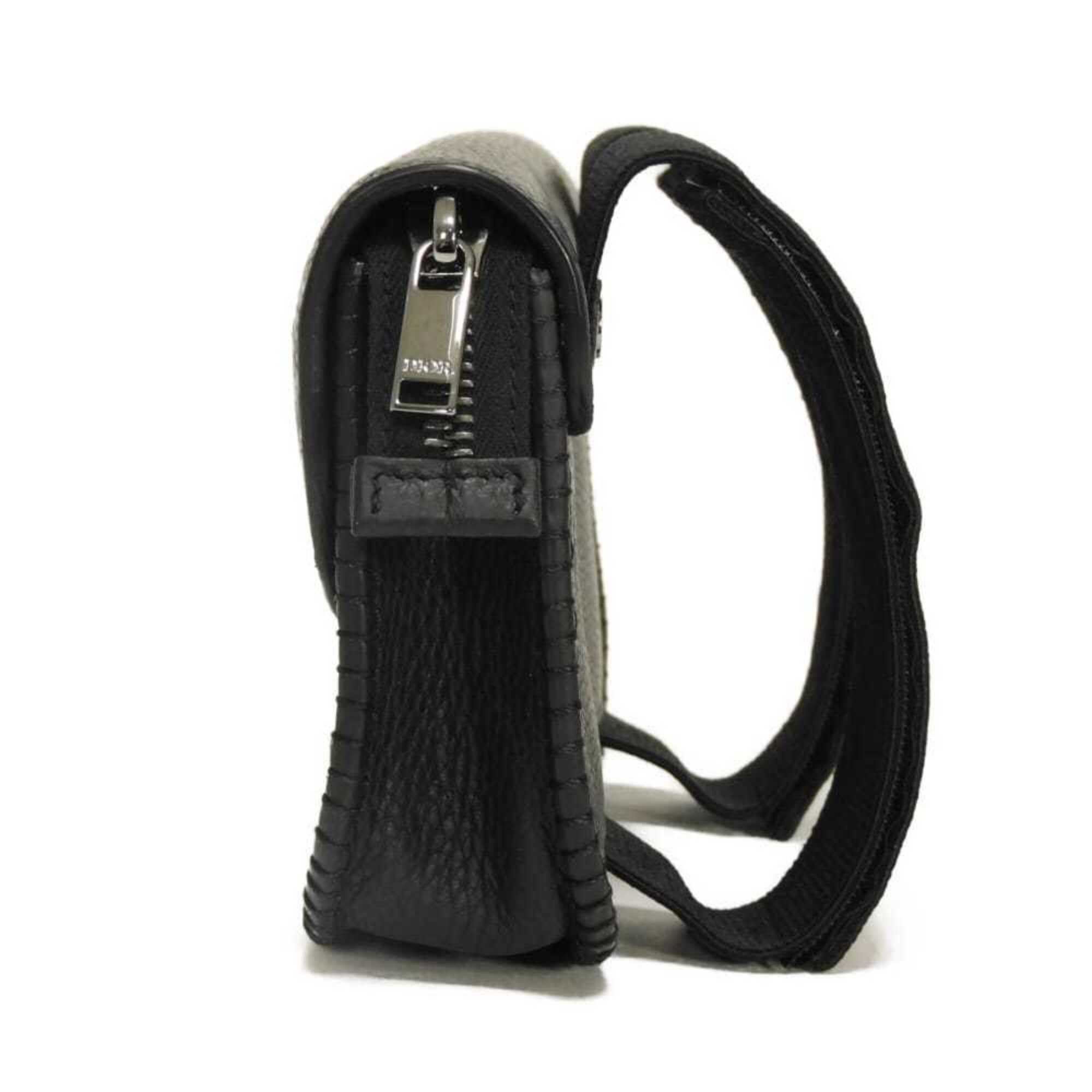 Christian Dior Black Leather Handbag Pouch (Pre-Owned)