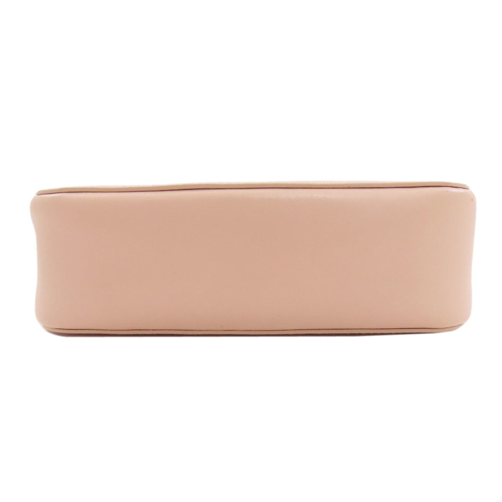 Versace Pink Leather Shoulder Bag (Pre-Owned)