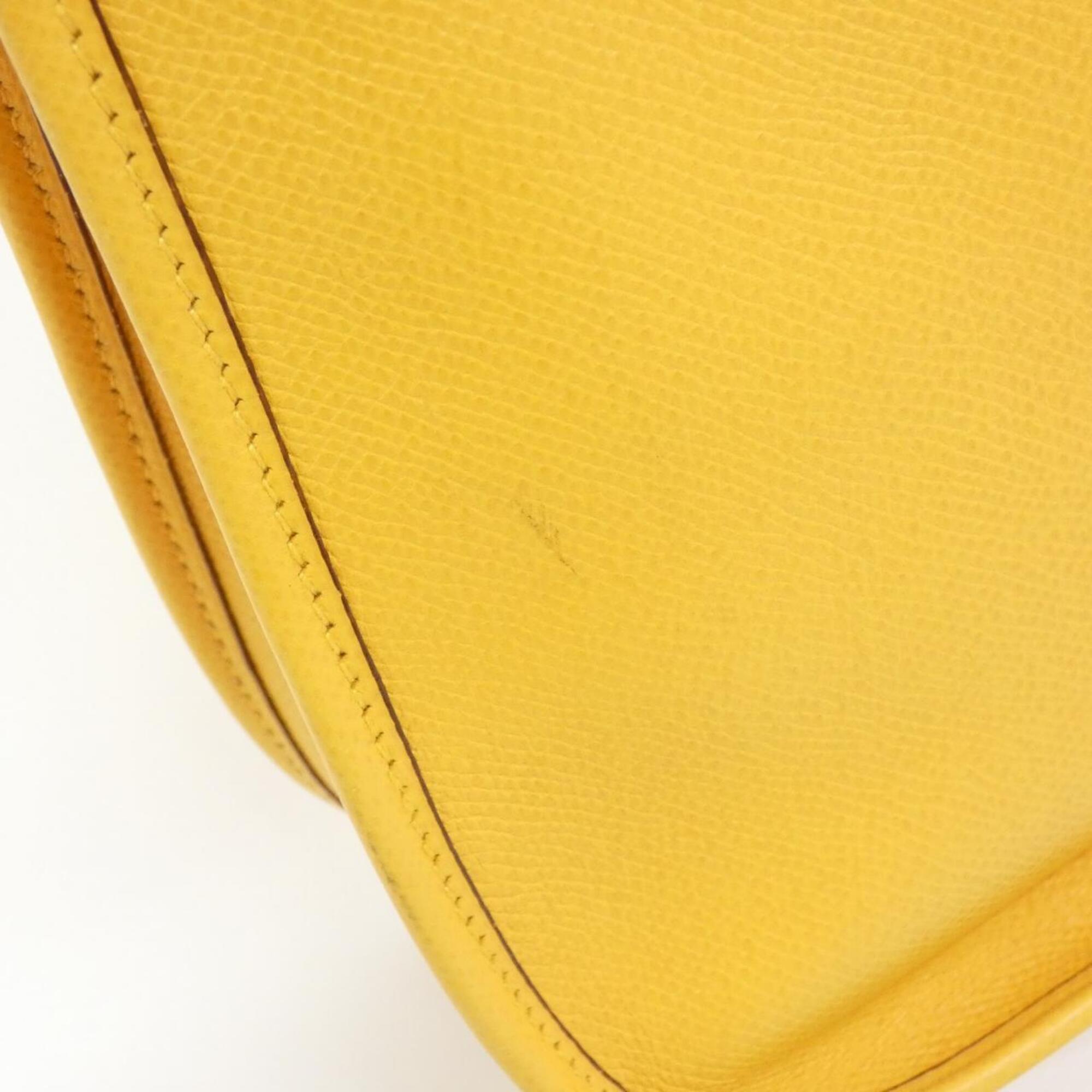 Hermes Jaune Courchevel Leather Shoulder Bag (Pre-Owned)