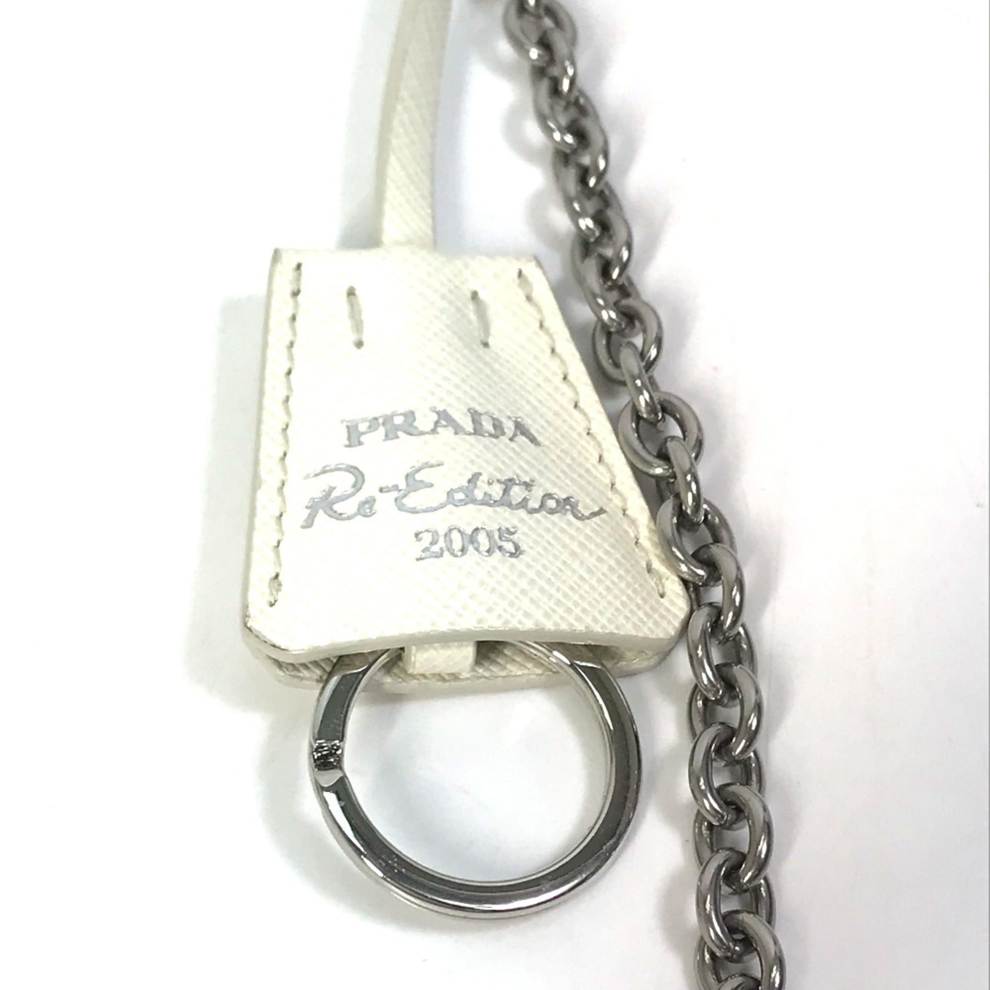Prada White Cloth Shoulder Bag (Pre-Owned)