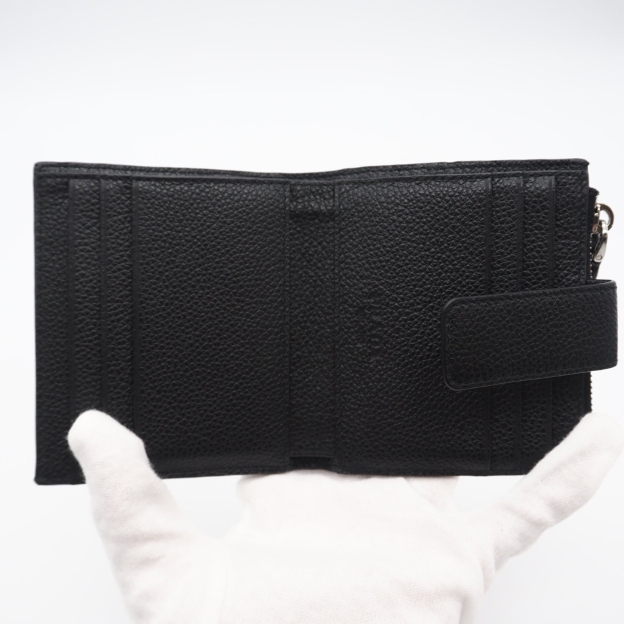 Prada Black Leather Wallet (Bi-Fold) (Pre-Owned)