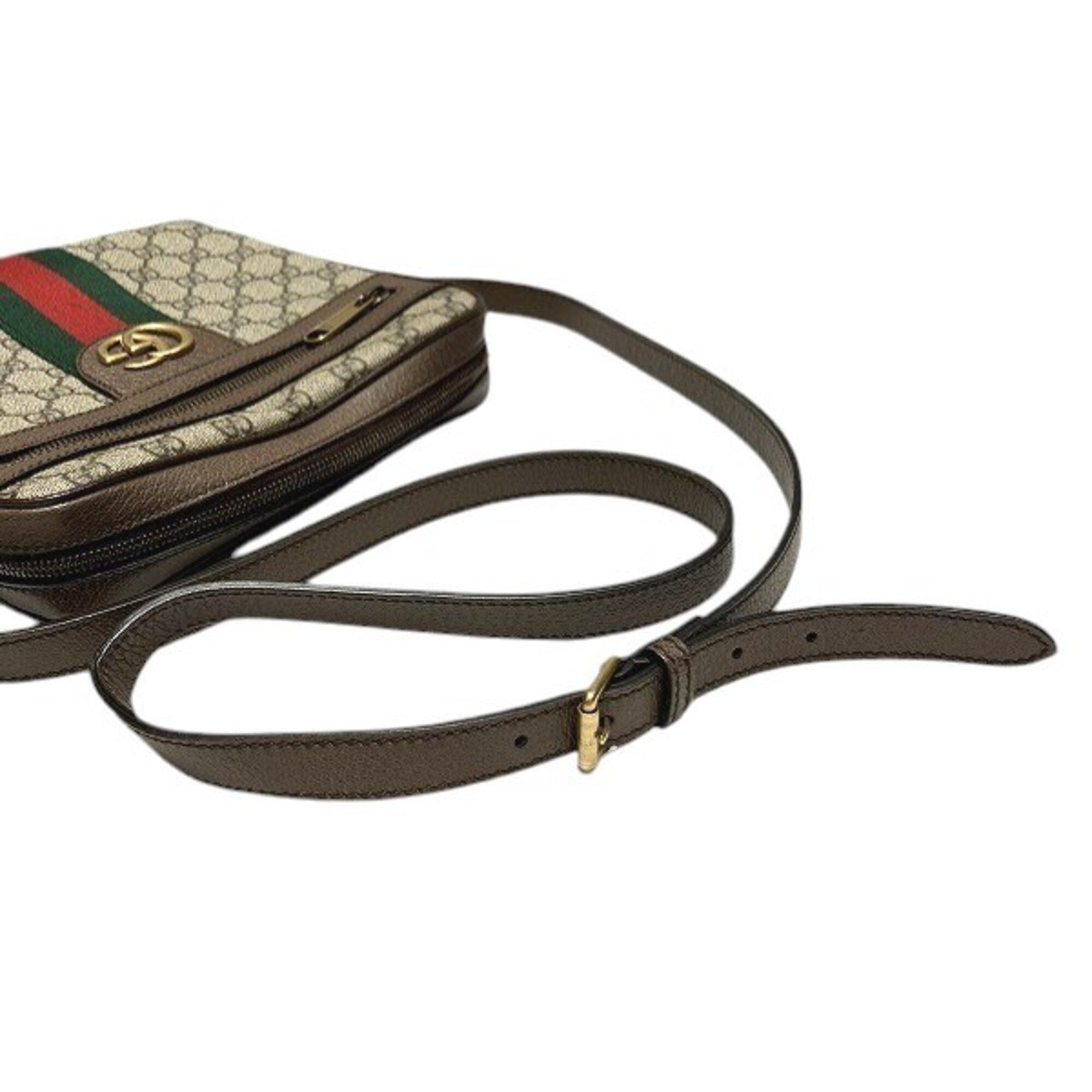 Gucci Beige Gg Supreme Handbag Shoulder Bag (Pre-Owned)