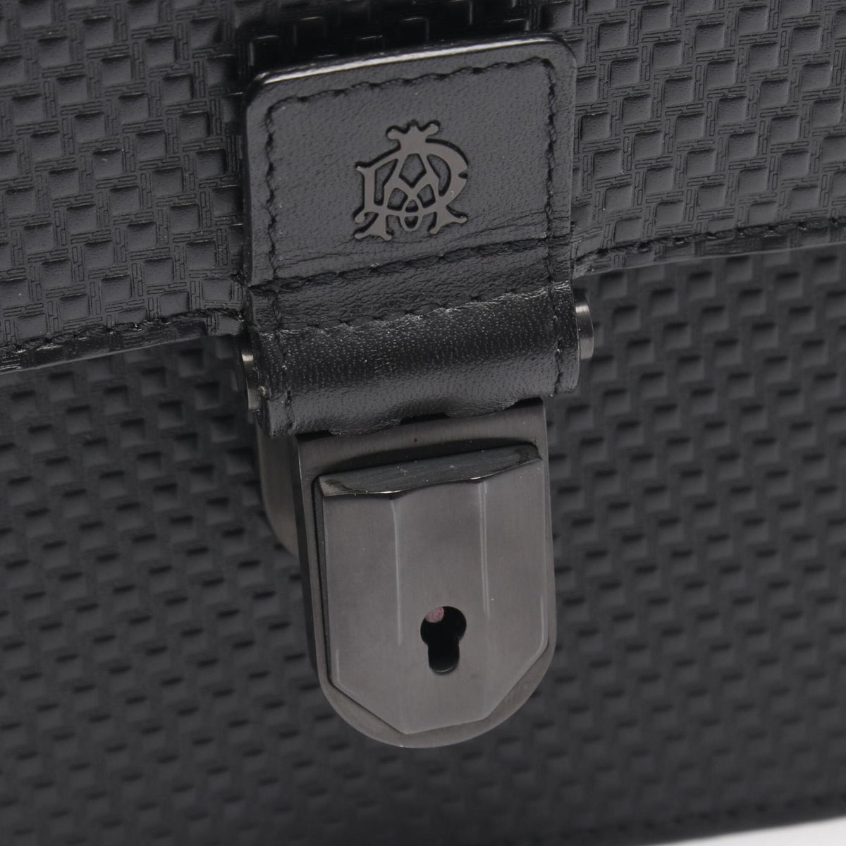 Dunhill Black Leather Clutch Bag (Pre-Owned)
