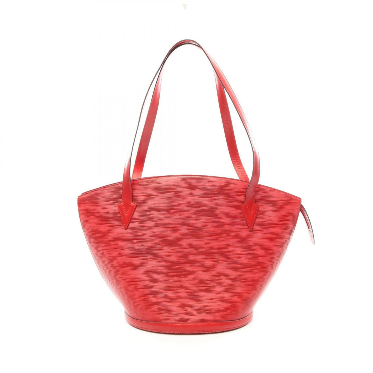 Louis Vuitton Castilian Red Red Color Epi Leather Handbag Shoulder Bag (Pre-Owned)