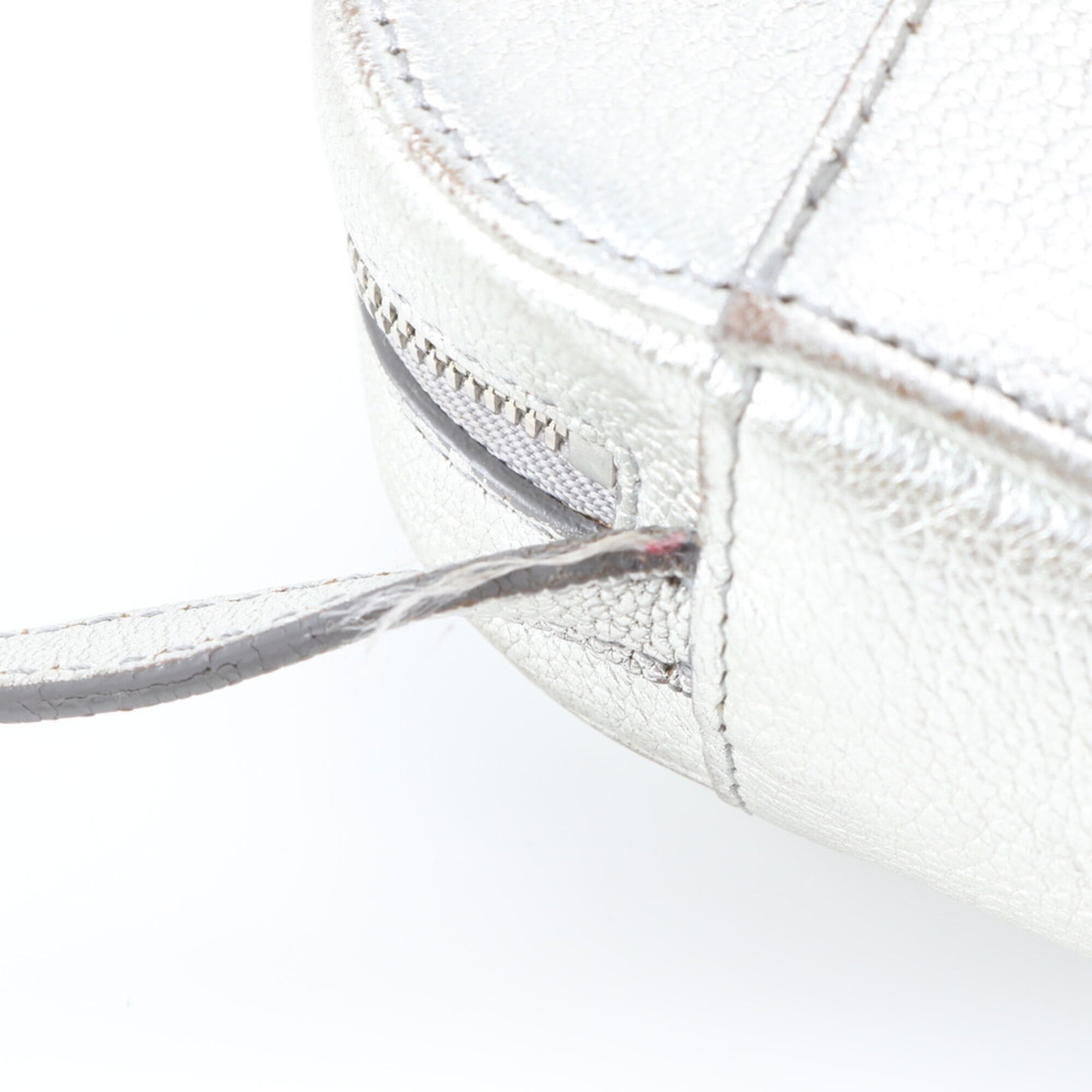 Balenciaga Silver Leather Shoulder Bag (Pre-Owned)