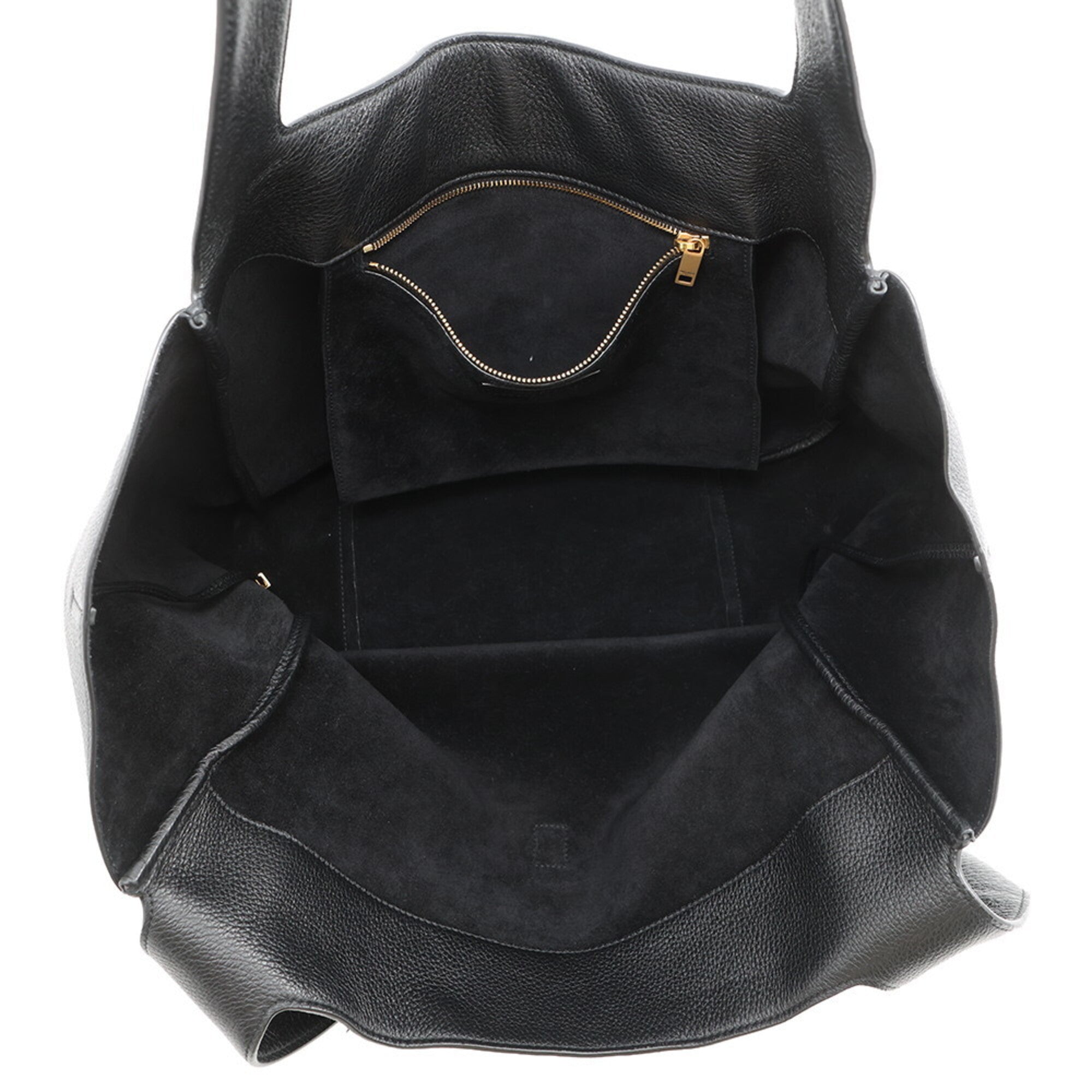 Yves Saint Laurent Black Handbag Tote Bag (Pre-Owned)