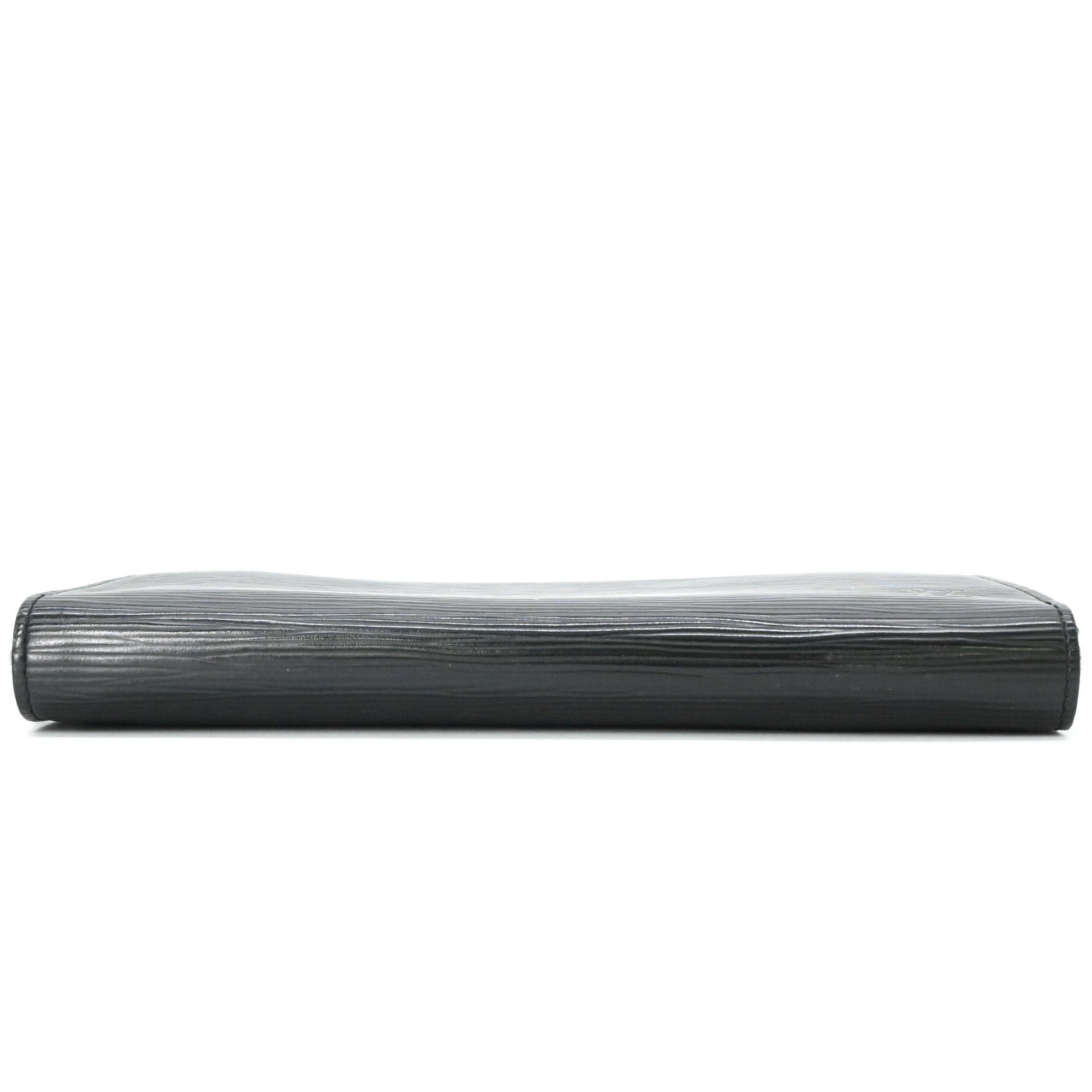 Louis Vuitton Black Epi Leather Long Wallet (Bi-Fold) (Pre-Owned)