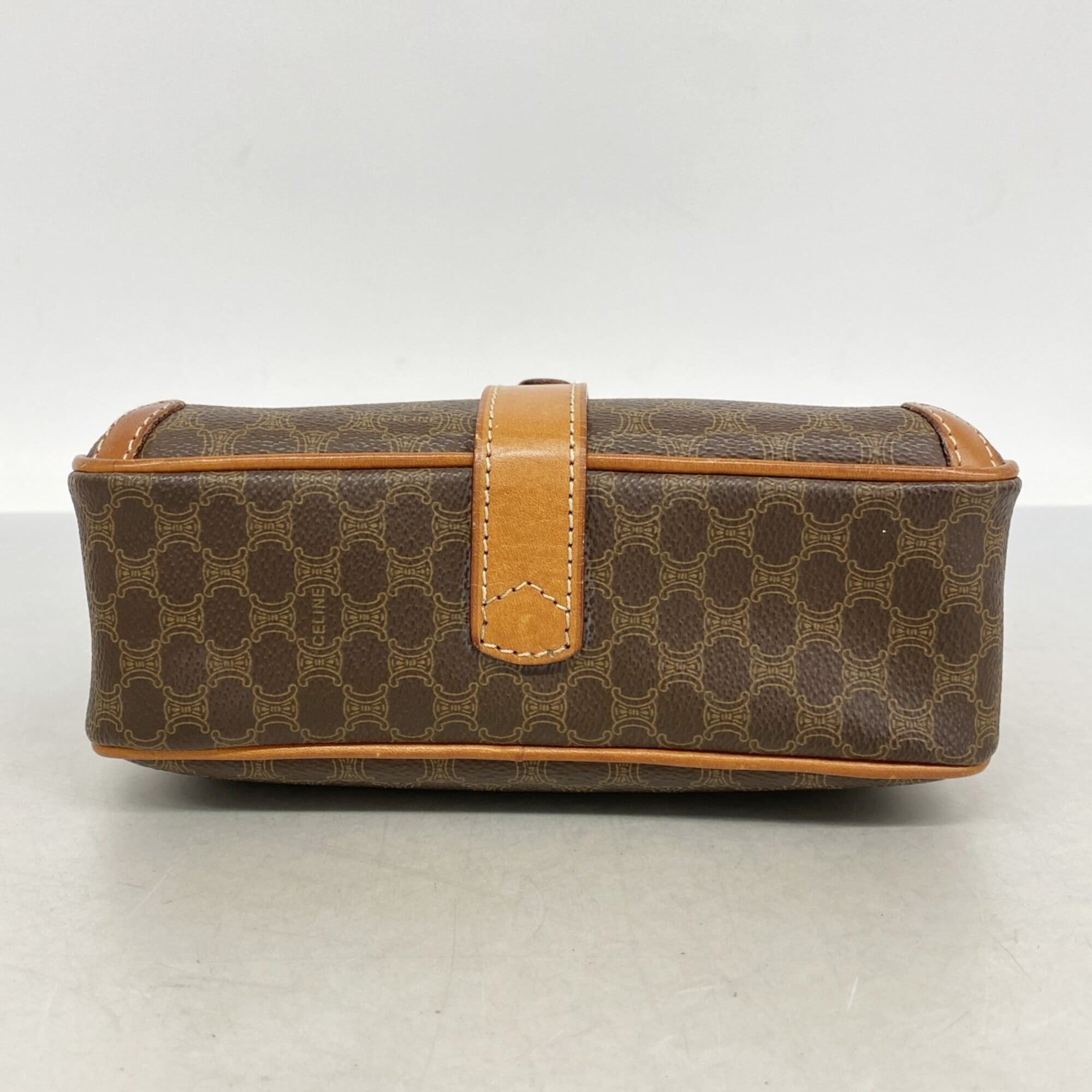 Celine Brown Pvc Shoulder Bag (Pre-Owned)