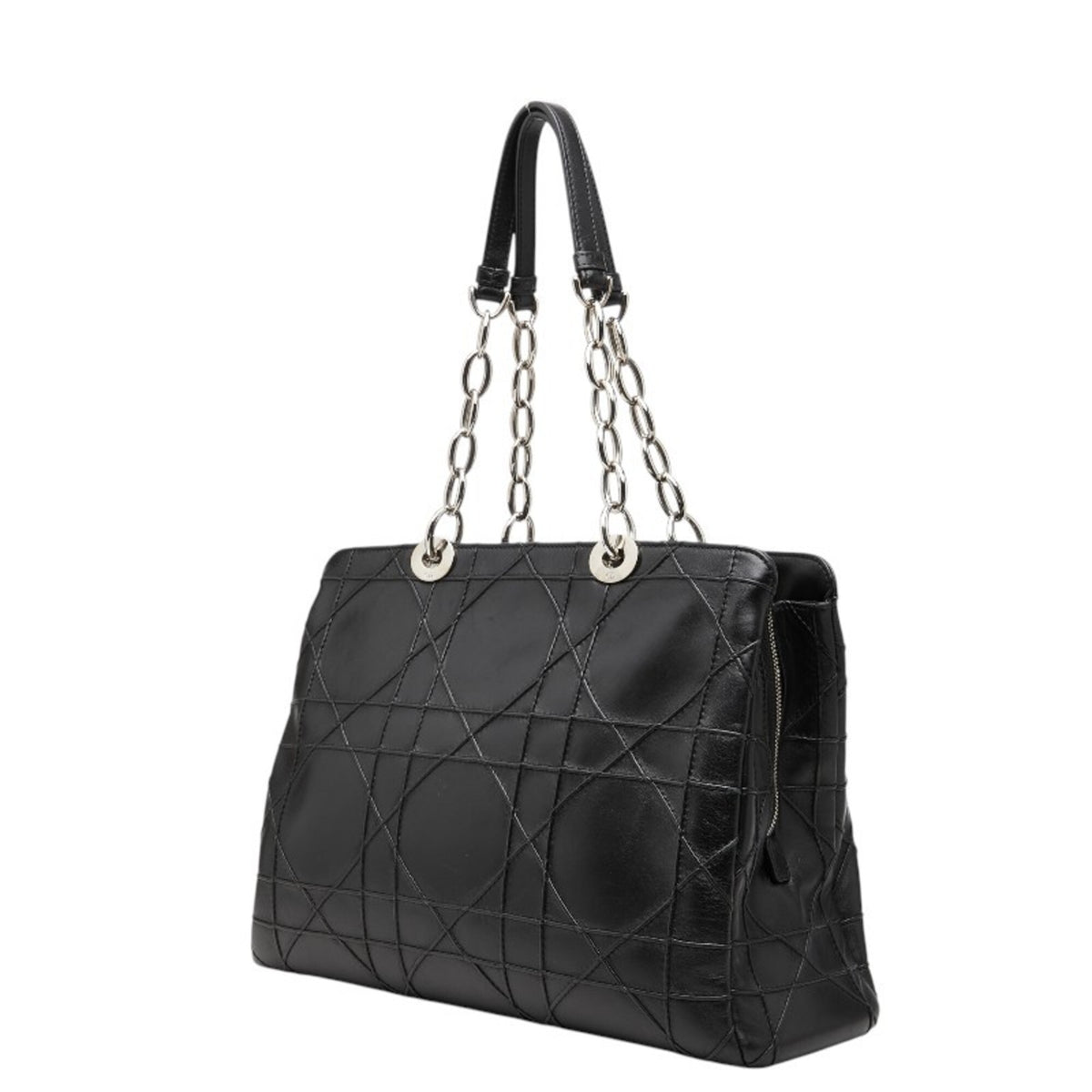Christian Dior Black Leather Handbag (Pre-Owned)
