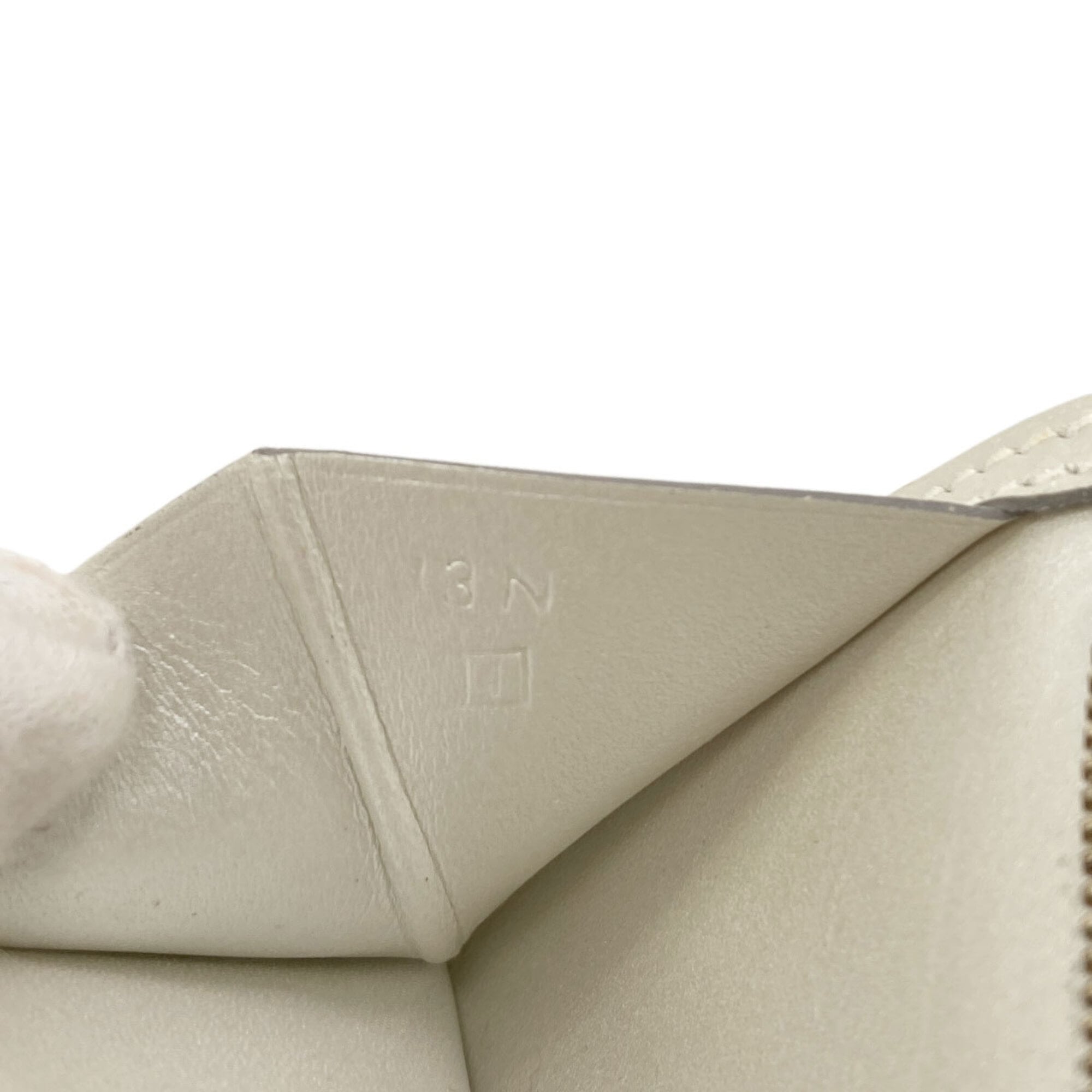 Hermes Silver Box Calf Leather Wallet (Bi-Fold) (Pre-Owned)