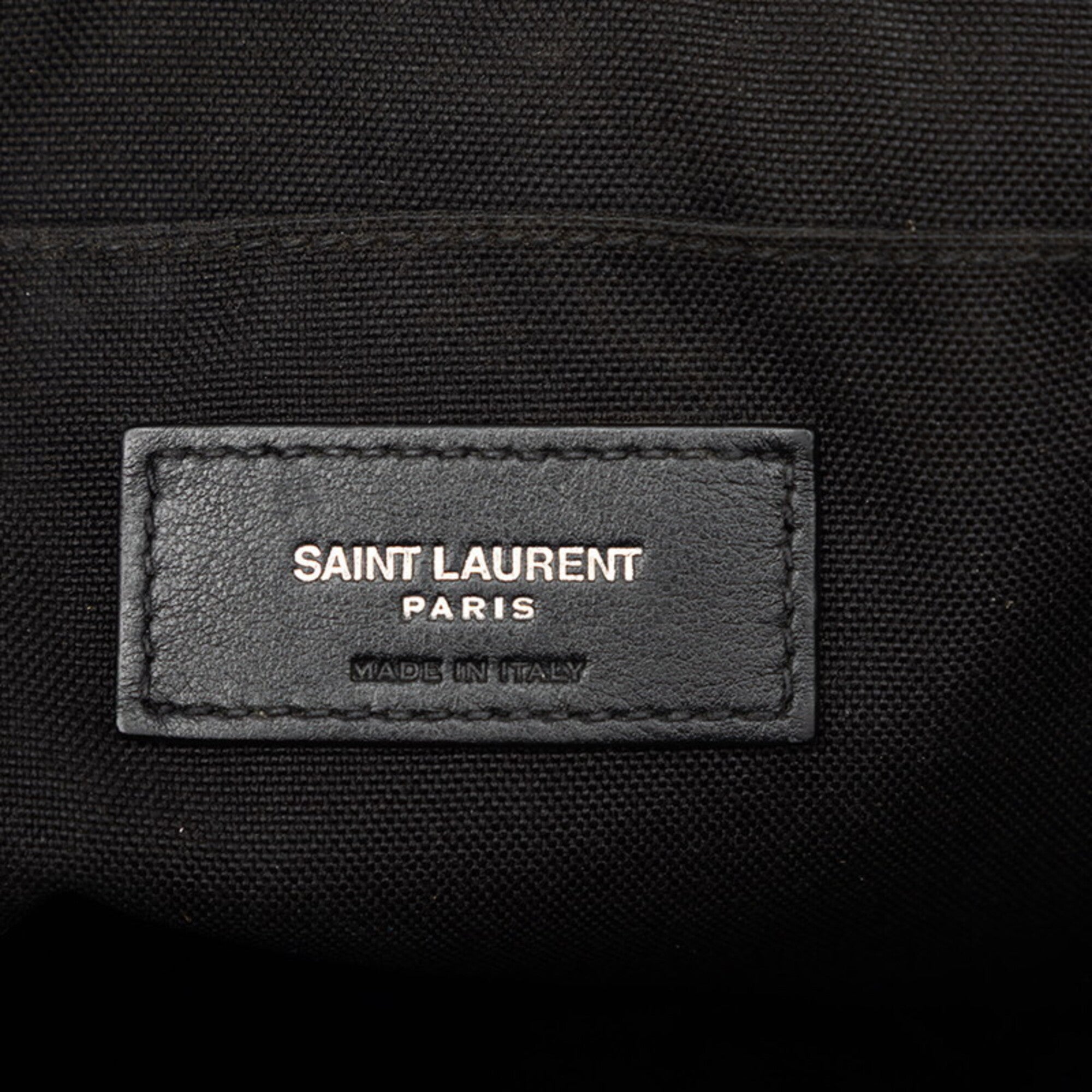Saint Laurent Black Leather Shoulder Bag (Pre-Owned)
