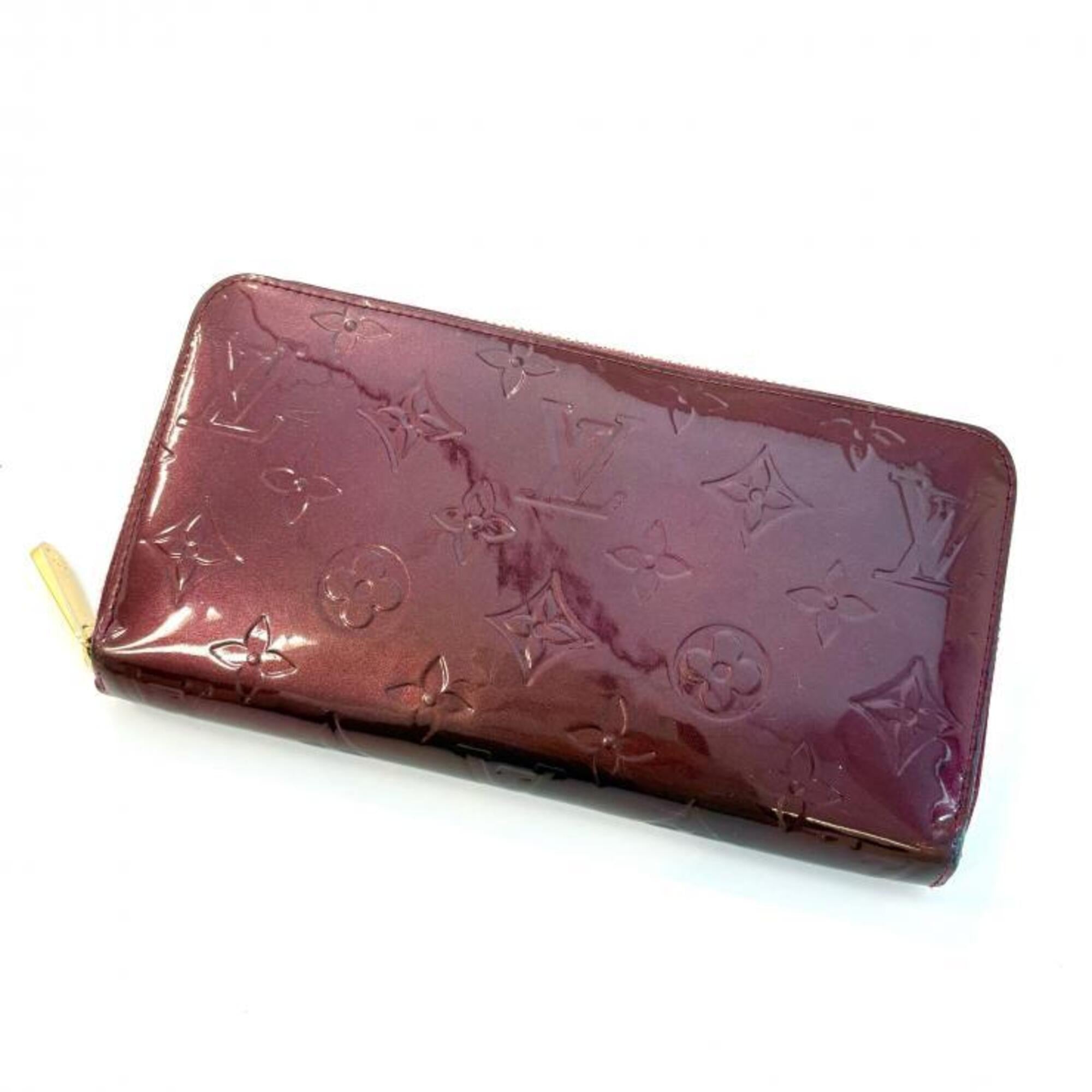 Louis Vuitton Rouge Fauviste Monogram Vernis Long Wallet (Bi-Fold) (Pre-Owned)