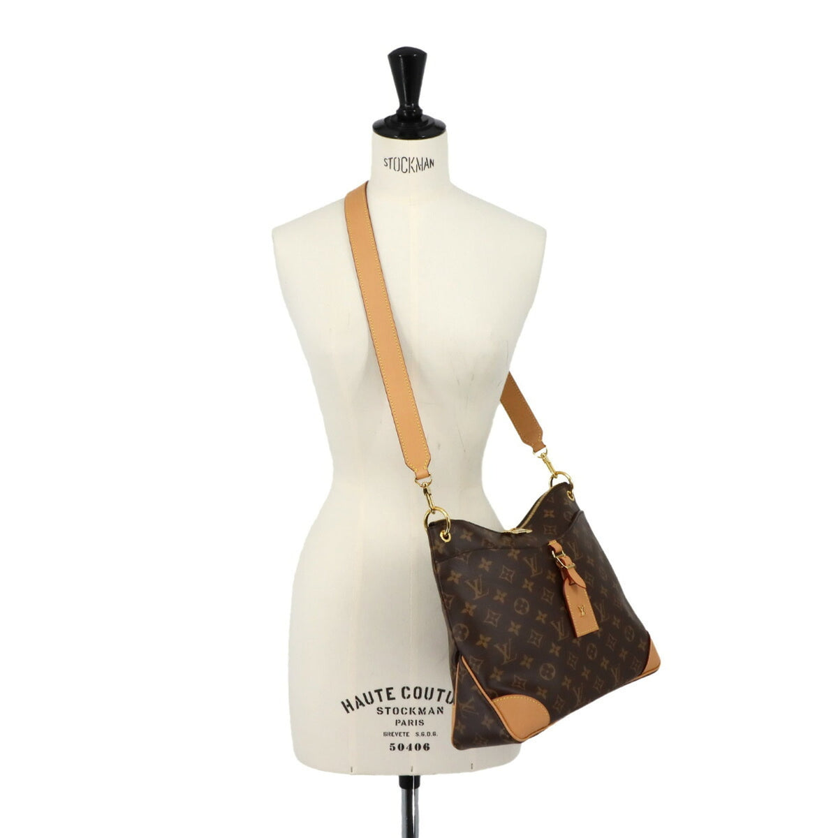 Louis Vuitton Brown Monogram Monogram Leather Handbag Shoulder Bag (Pre-Owned)