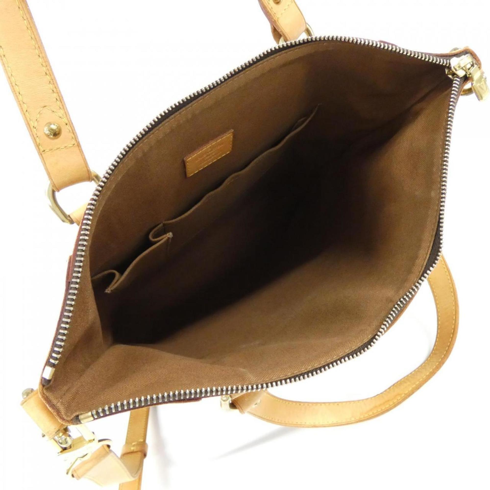 Louis Vuitton Brown Coated Canvas Handbag (Pre-Owned)
