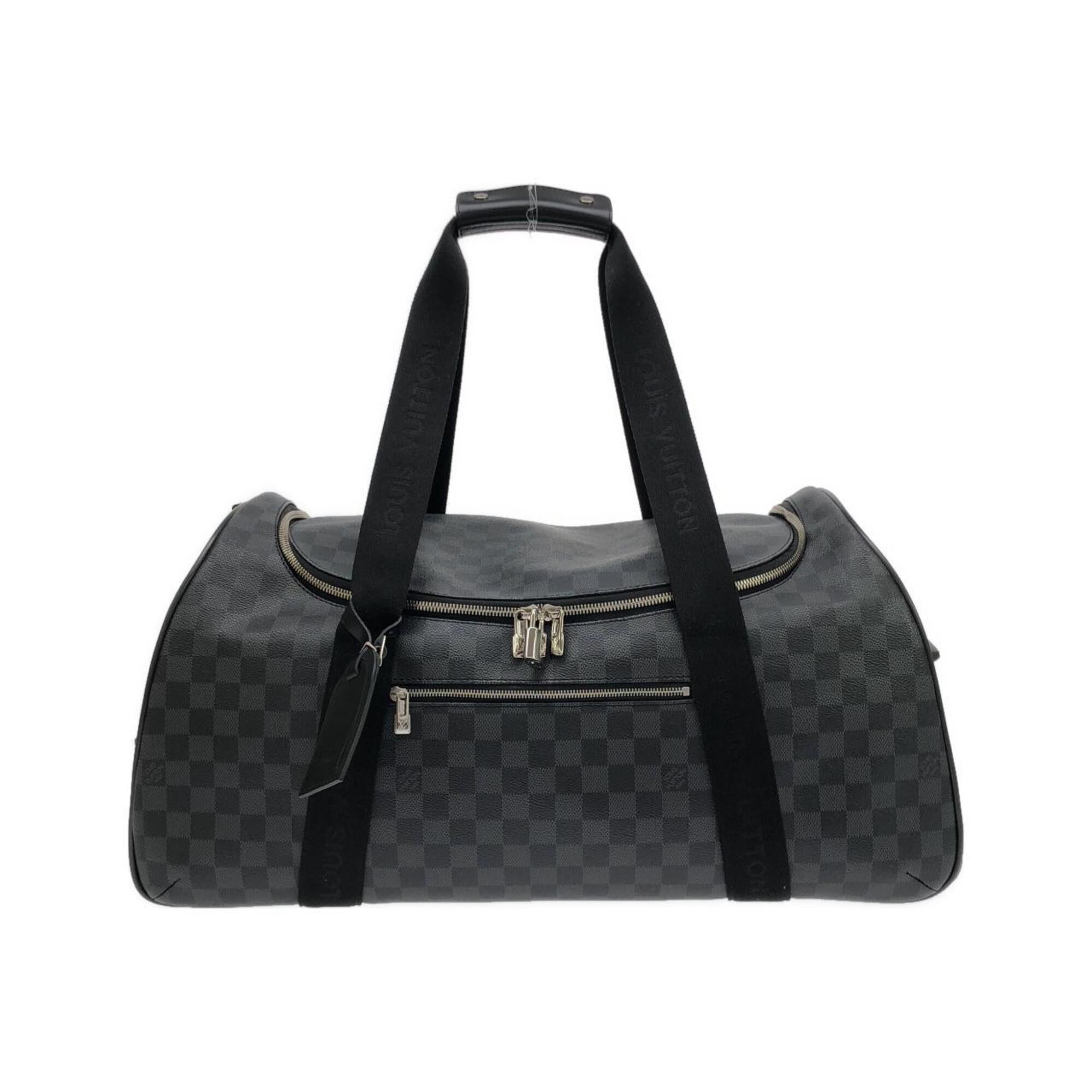 Louis Vuitton Graphite Coated Canvas Boston Bag (Pre-Owned)