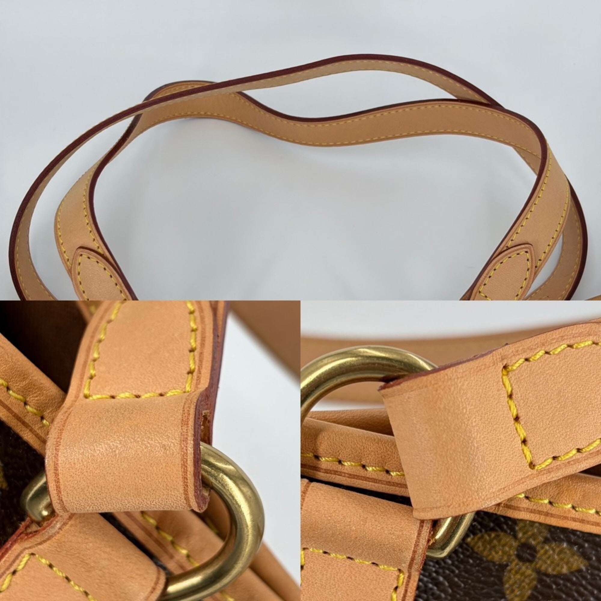 Louis Vuitton Brown Monogram Canvas Handbag Tote Bag (Pre-Owned)