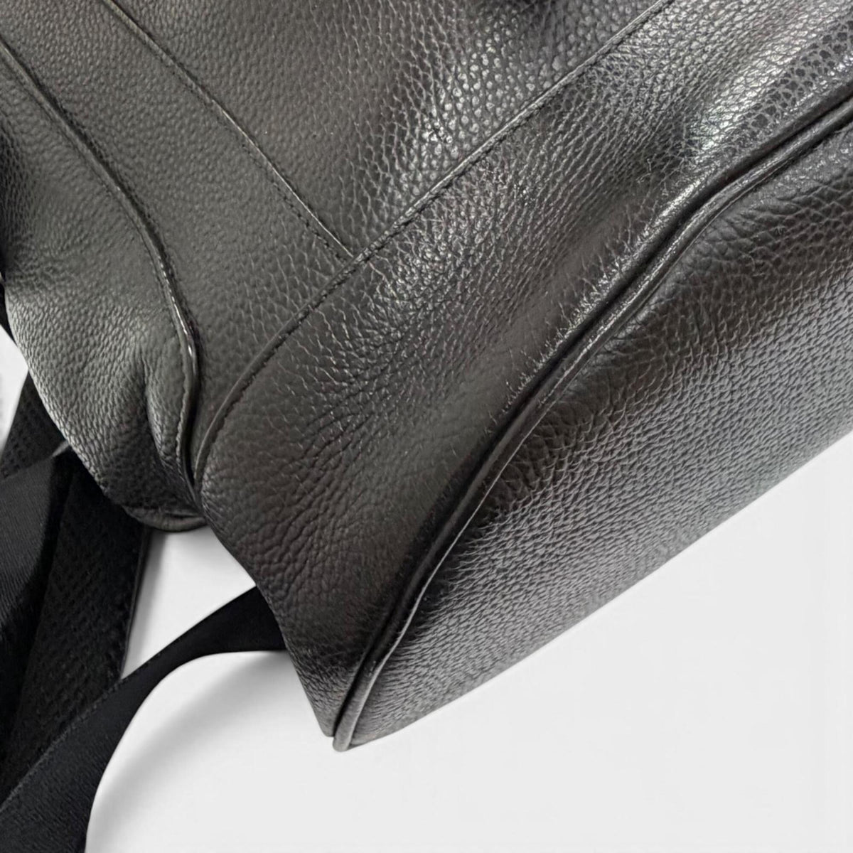 Coach Black Leather Backpack (Pre-Owned)