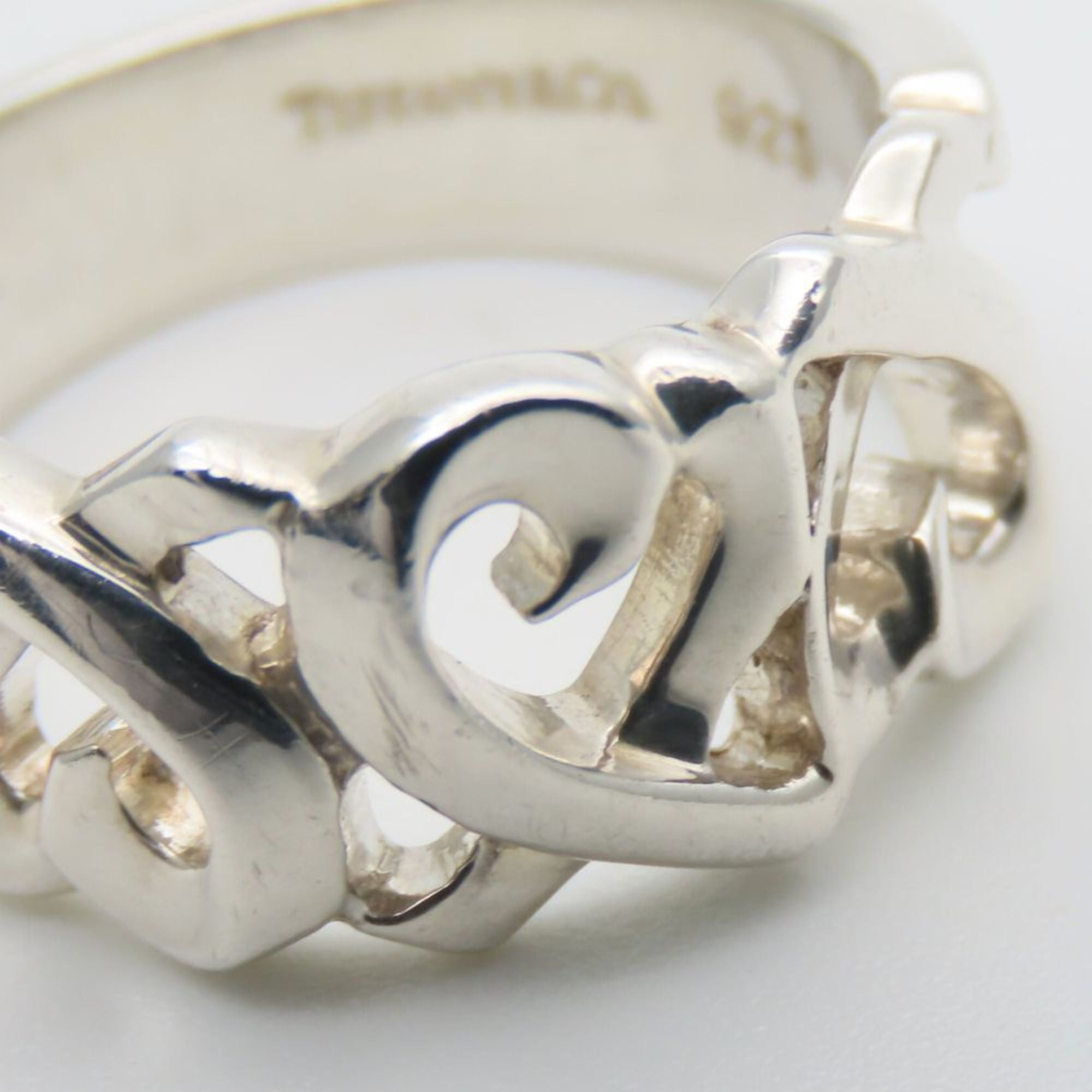 Tiffany Silver Silver 925 Band Ring (Pre-Owned)