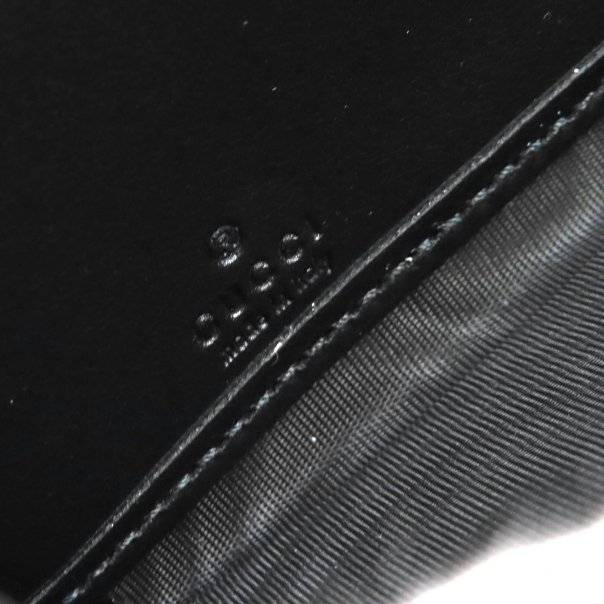 Gucci Black Gray Leather (Pre-Owned)