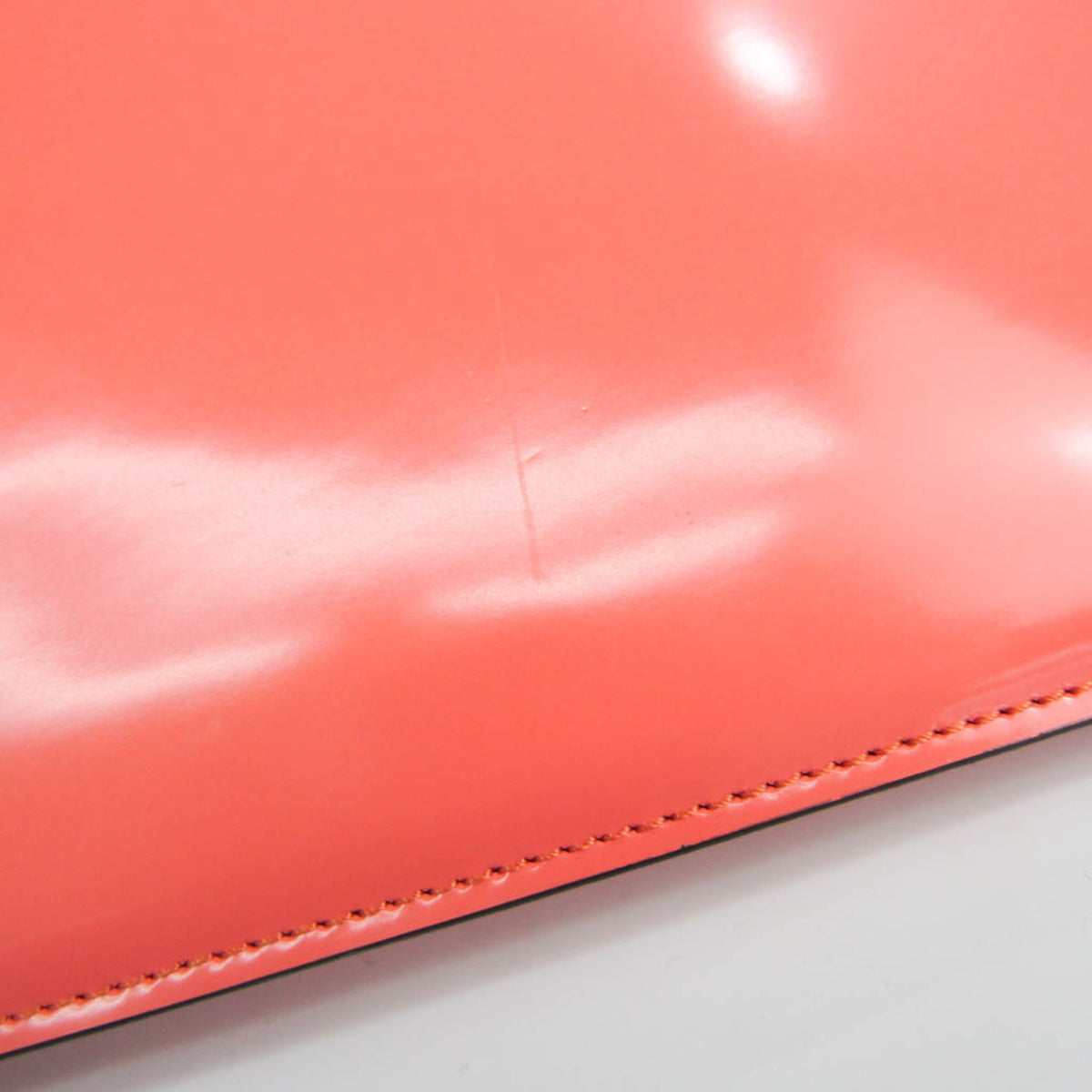 Celine Salmon Pink Leather Clutch Bag (Pre-Owned)
