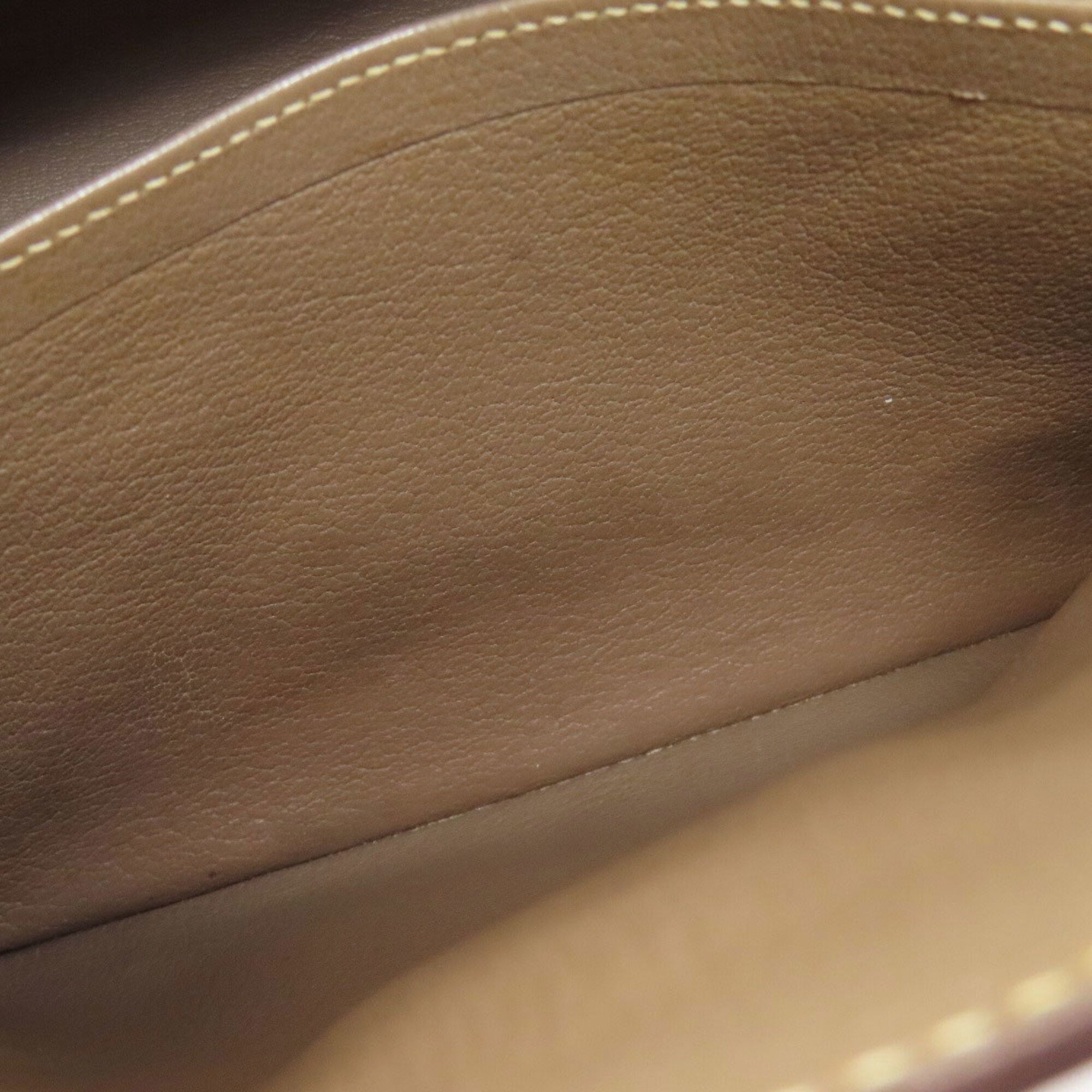Hermes Etoupe Gray Taurillon Clemence Leather Handbag (Pre-Owned)