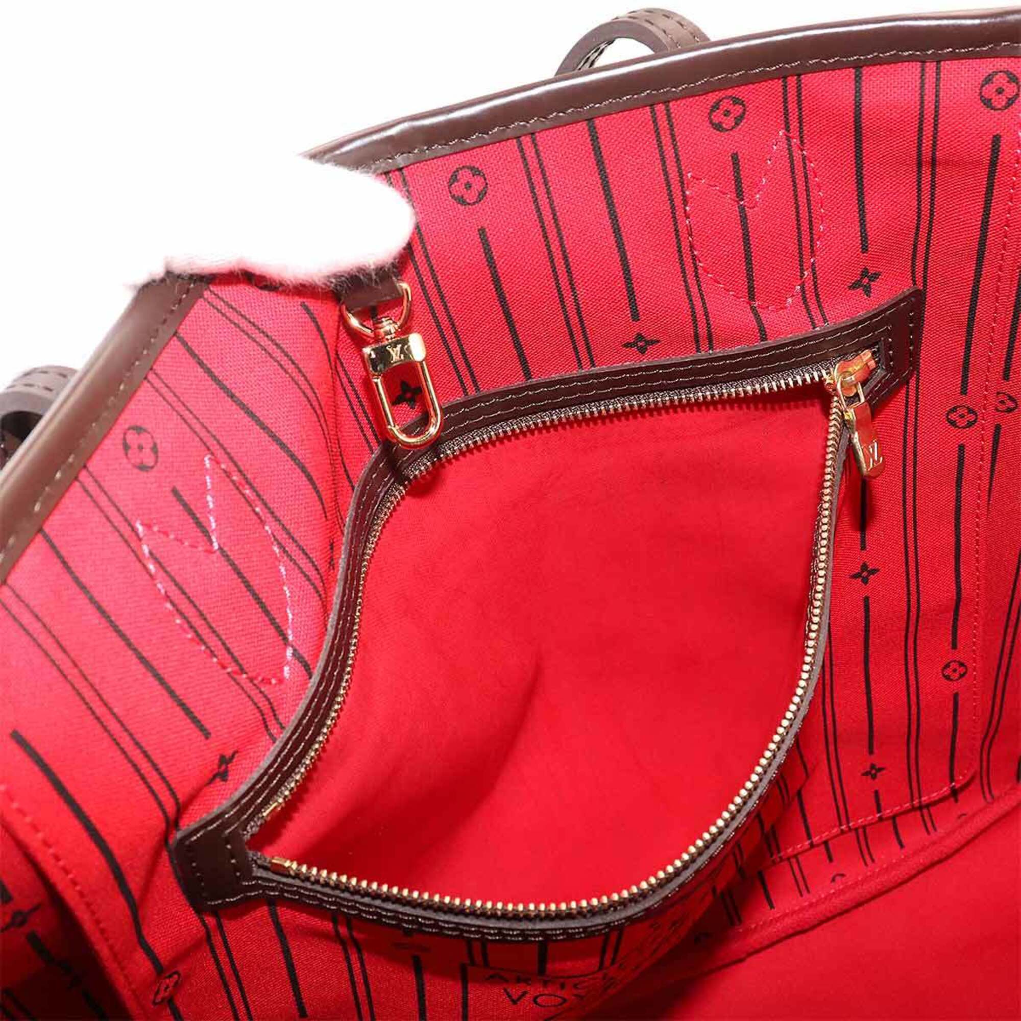 Louis Vuitton Cerise Damier Canvas Ebene Faux Leather Handbag Tote Bag (Pre-Owned)