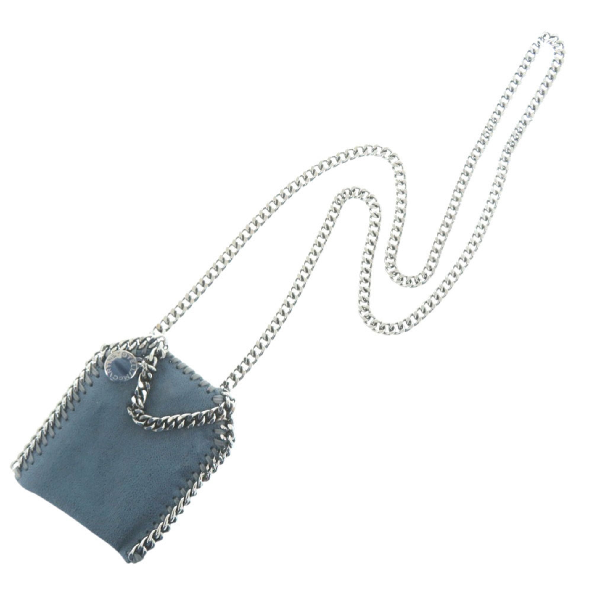 Stella Mccartney Blue Leather Shoulder Bag (Pre-Owned)