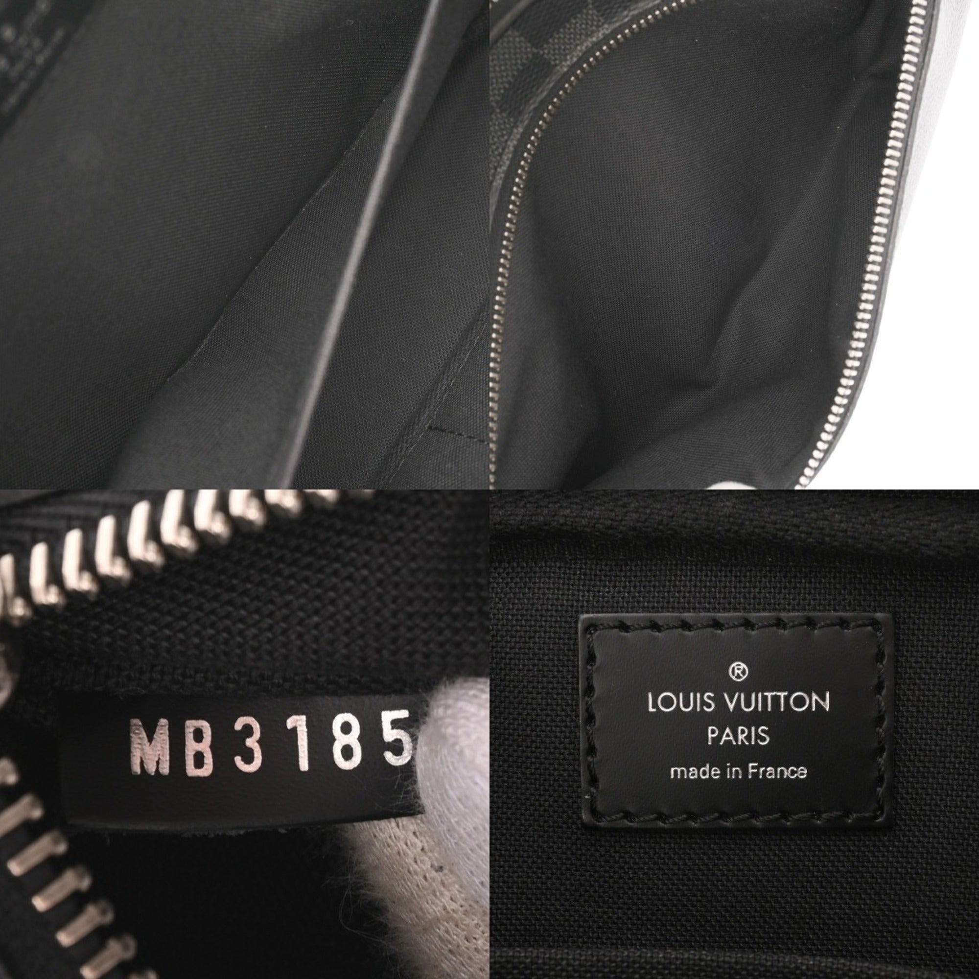 Louis Vuitton Black Damier Graphite Sling Bag (Pre-Owned)