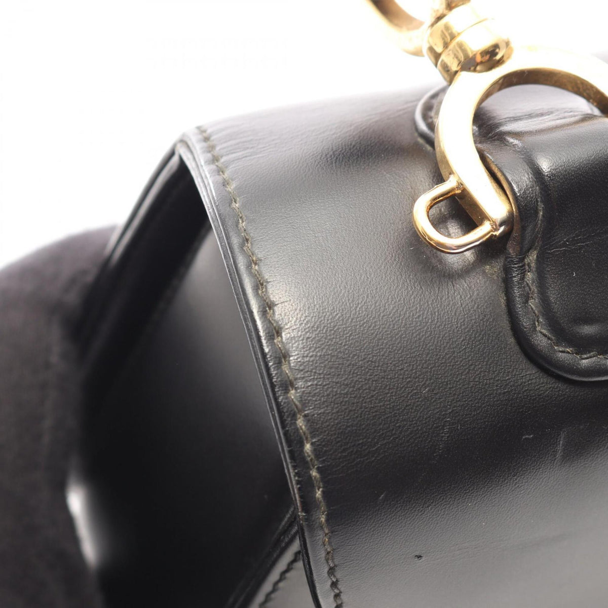 Gucci Black Leather Handbag (Pre-Owned)