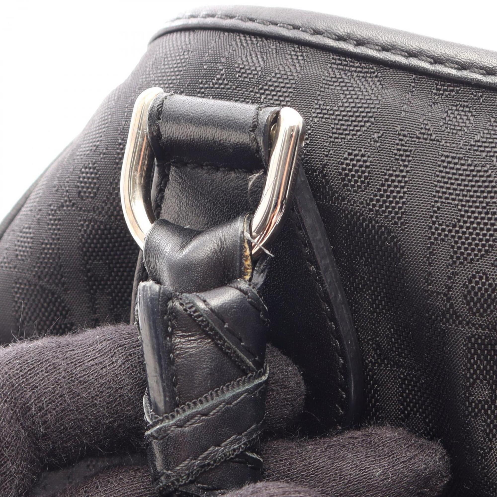 Christian Dior Black Nylon Leather Handbag Tote Bag (Pre-Owned)
