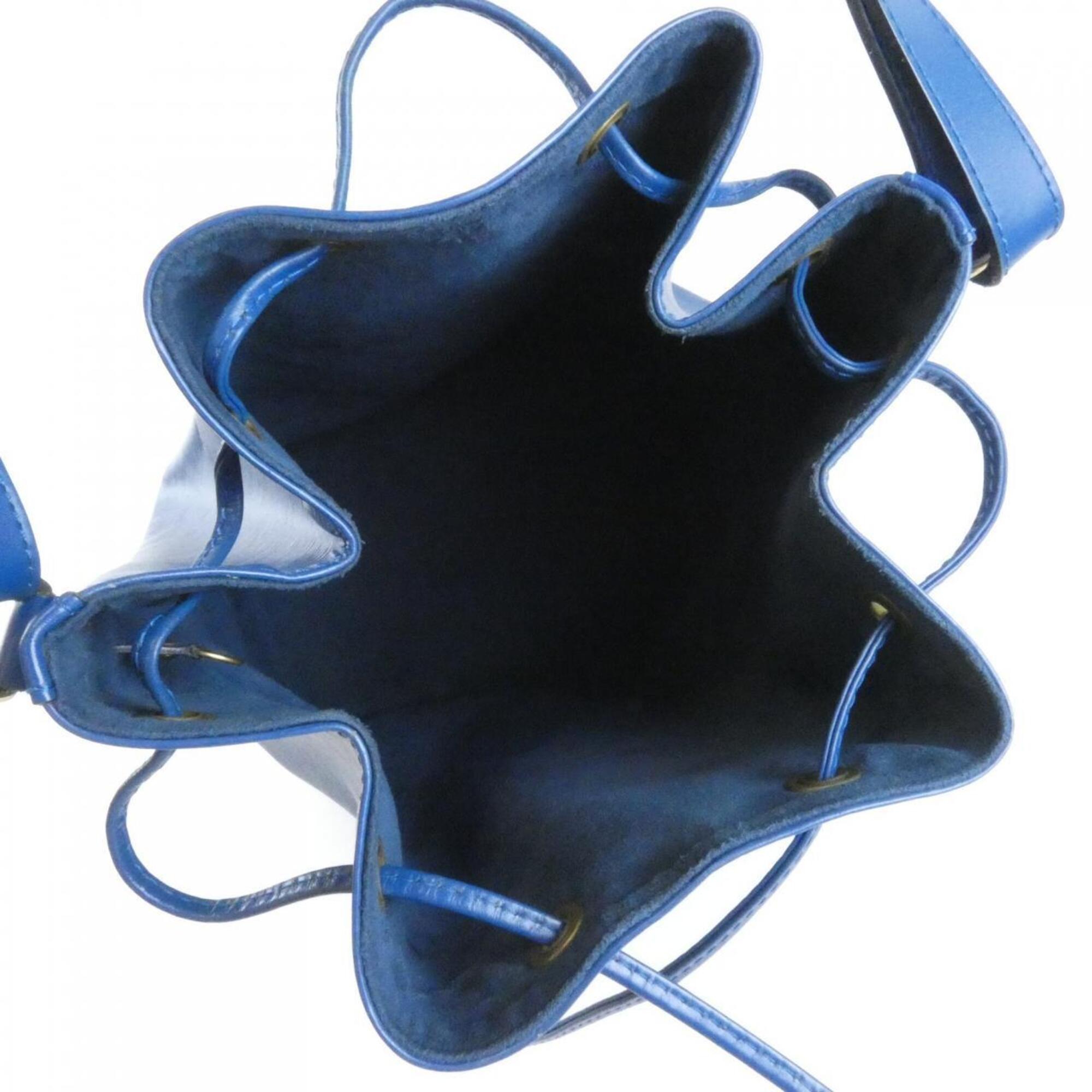 Louis Vuitton Blue Leather Shoulder Bag (Pre-Owned)