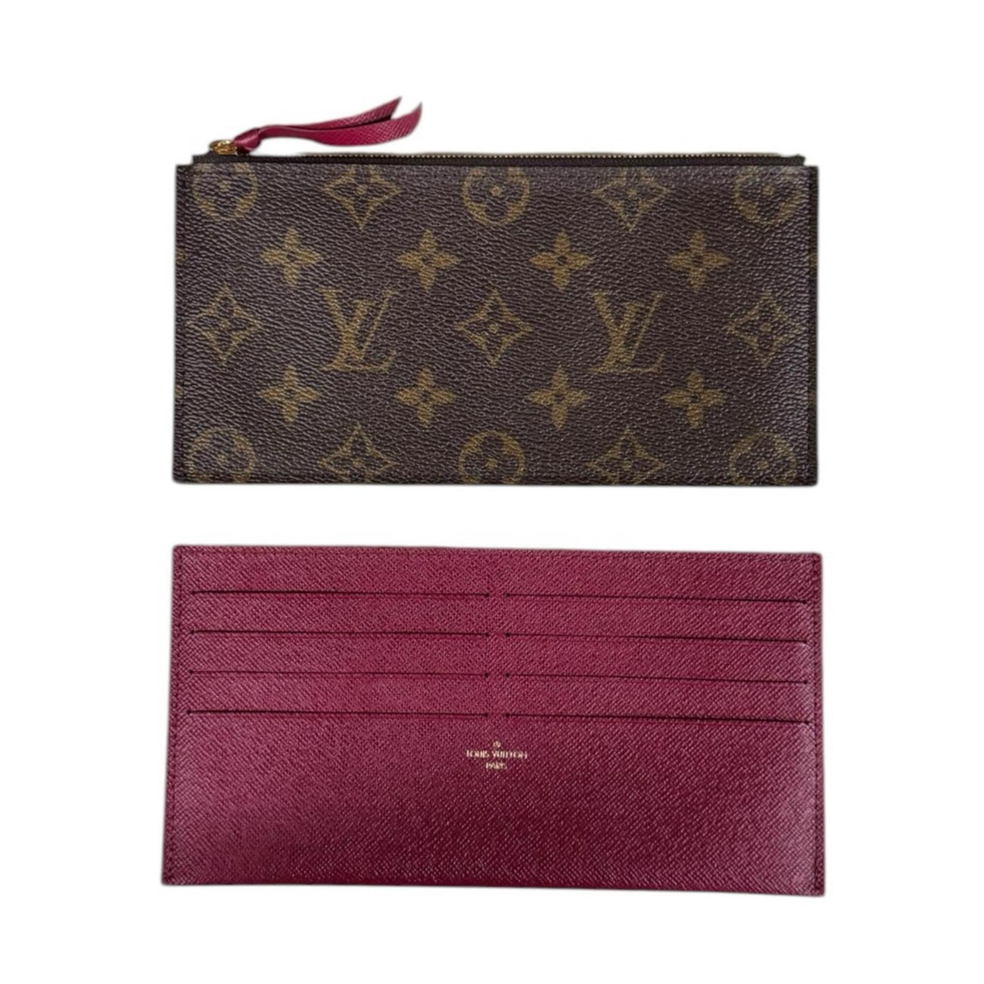 Louis Vuitton Brown Fuchsia Monogram Canvas Pochette Shoulder Bag (Pre-Owned)